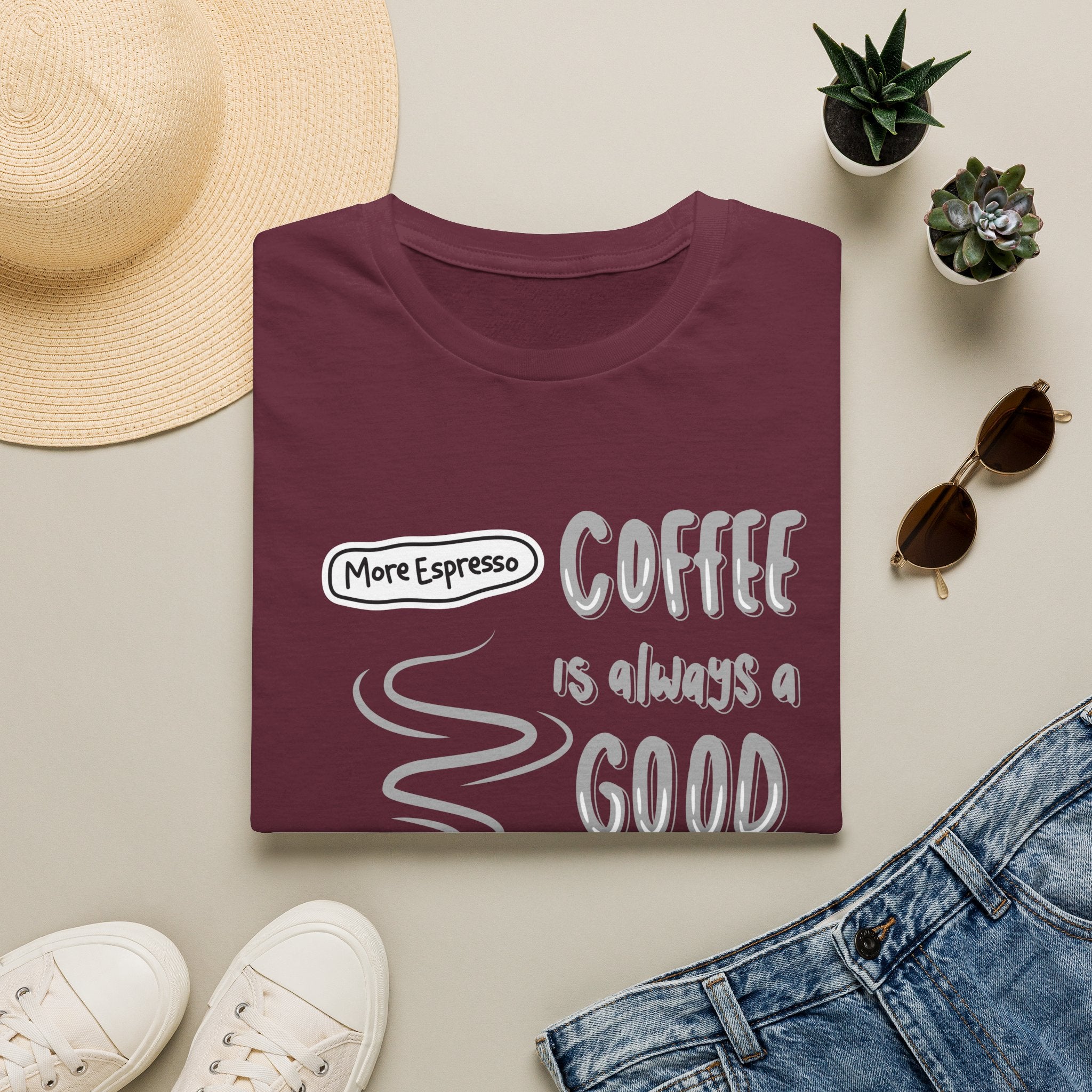 Coffee Is Always a Good Idea T-Shirt — 'More Espresso' Graphic Tee - Funny Coffee Lover gift