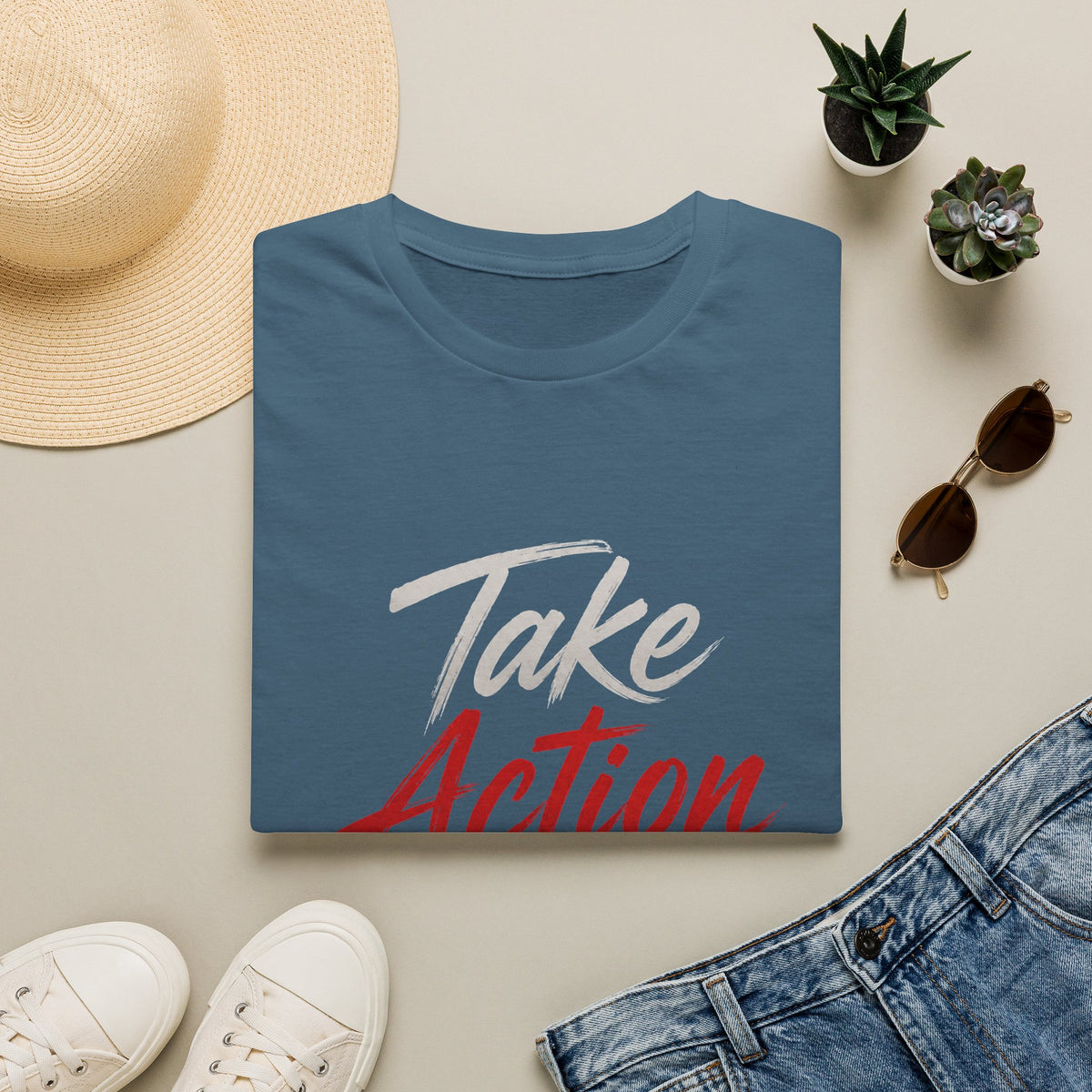 Take Action Today – Motivational Typography T-Shirt | Inspirational Quote Shirt