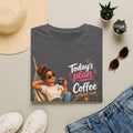 Coffee Tee — "Today's Plan: Coffee Without Rush" Relaxed Lounge T-Shirt
