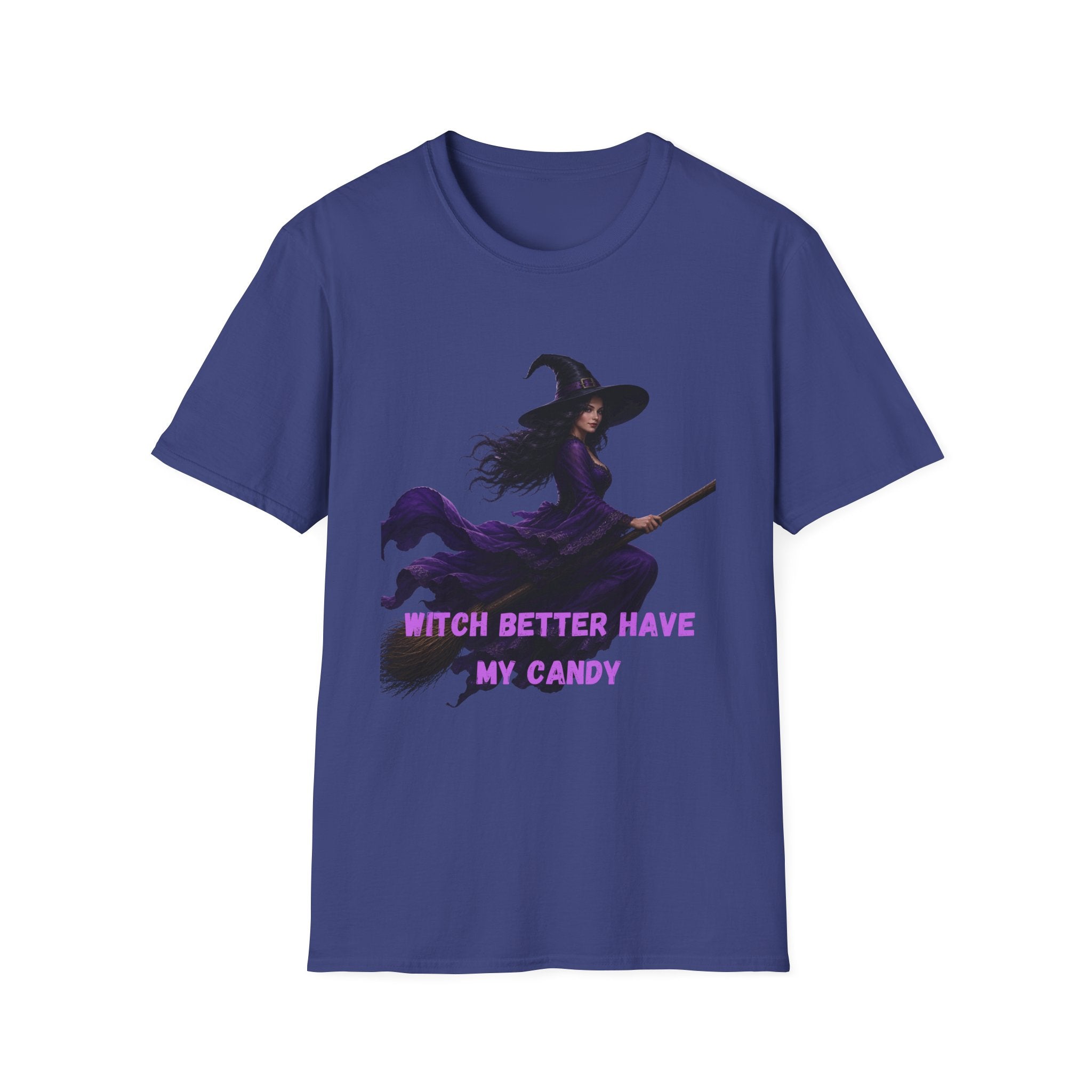 Witch Better Have My Candy T-Shirt — Purple Witch Halloween Tee