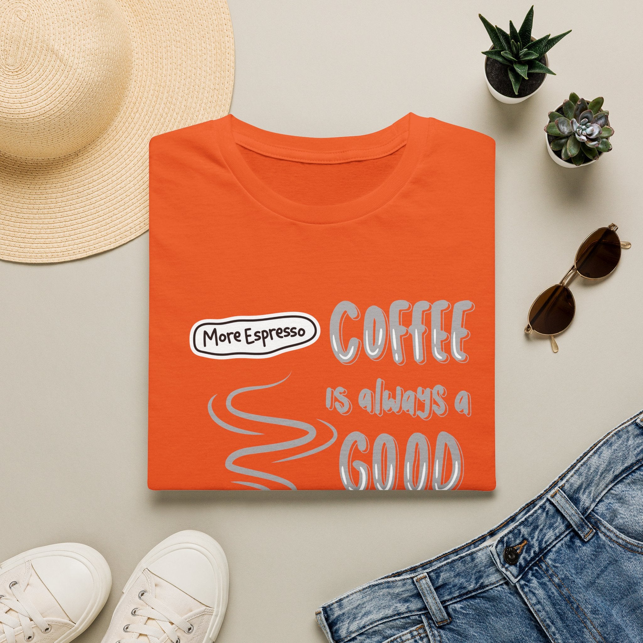 Coffee Is Always a Good Idea T-Shirt — 'More Espresso' Graphic Tee - Funny Coffee Lover gift