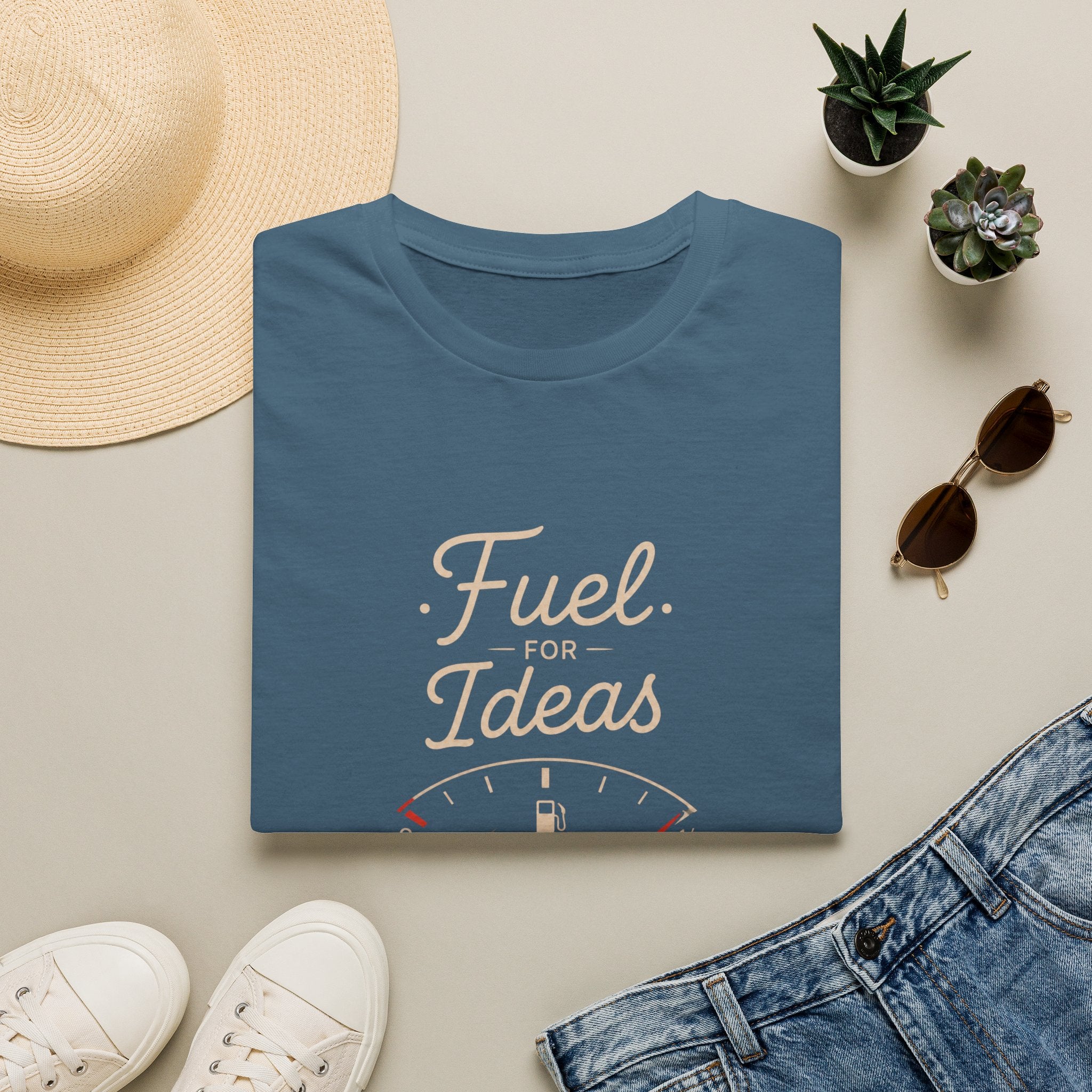 Coffee 'Fuel for Ideas' T-Shirt - Fuel For Ideas Coffee Lover Creative Mind Design