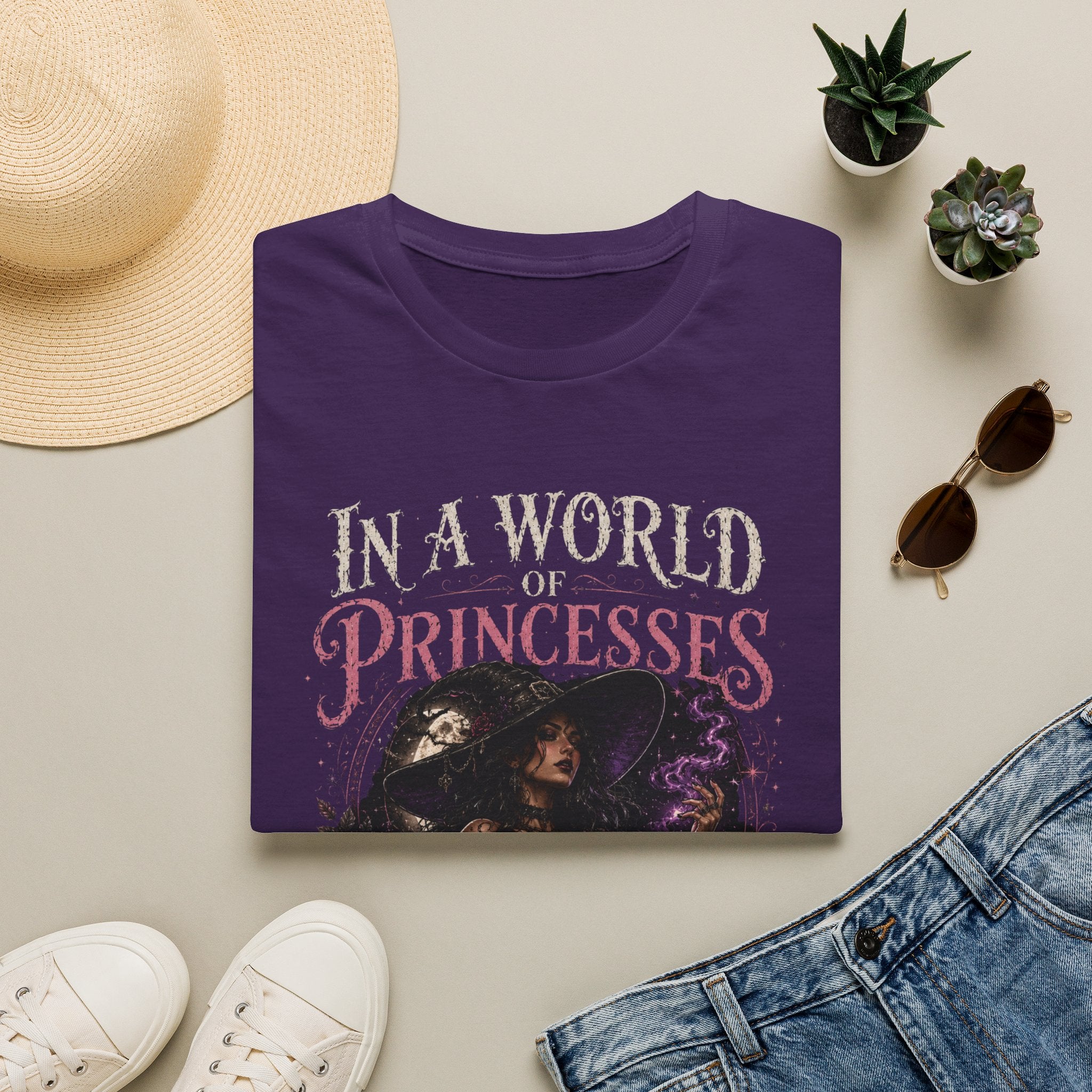 Witchy Graphic T-Shirt — “In a World of Princesses Be a Witch”
