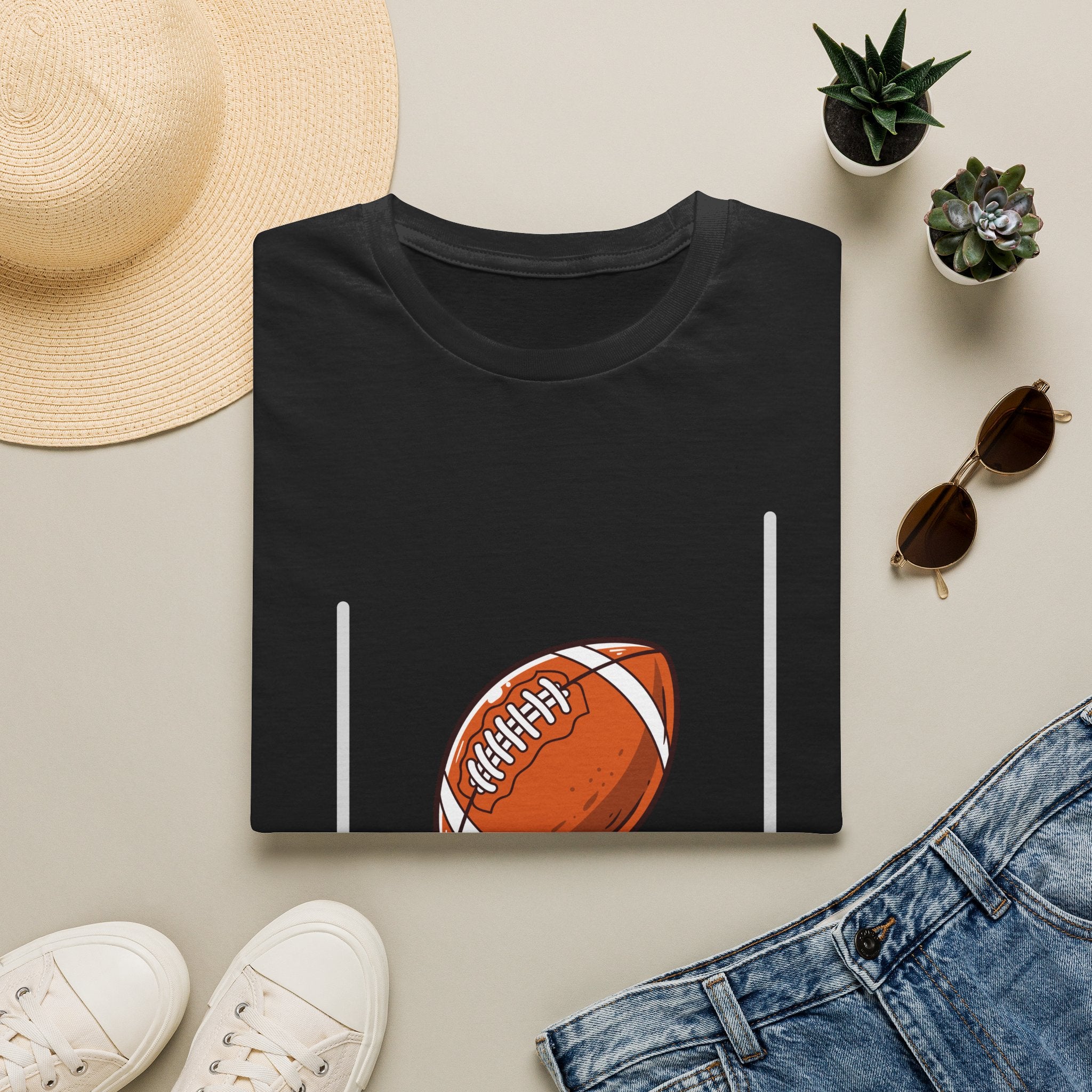 Football Goalpost T-Shirt — Vintage Game Day Tee