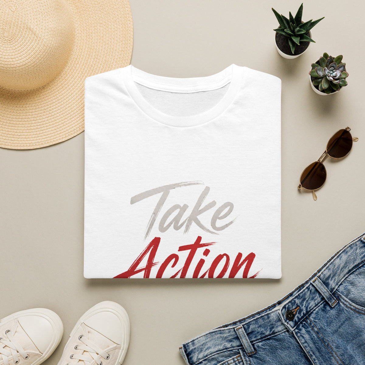 Take Action Today – Motivational Typography T-Shirt | Inspirational Quote Shirt