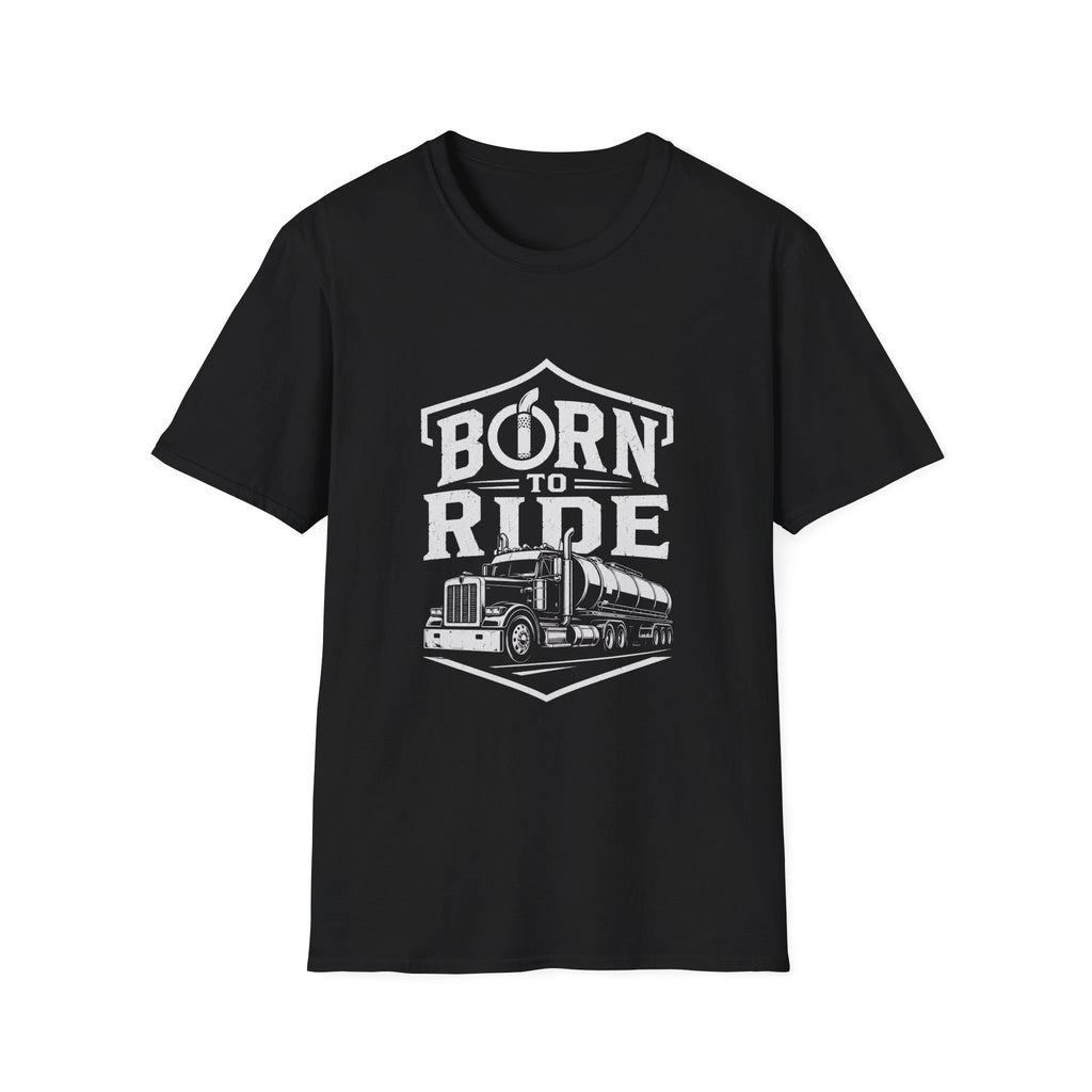 Born to Ride Trucker T-Shirt — Vintage Semi Truck Graphic Tee