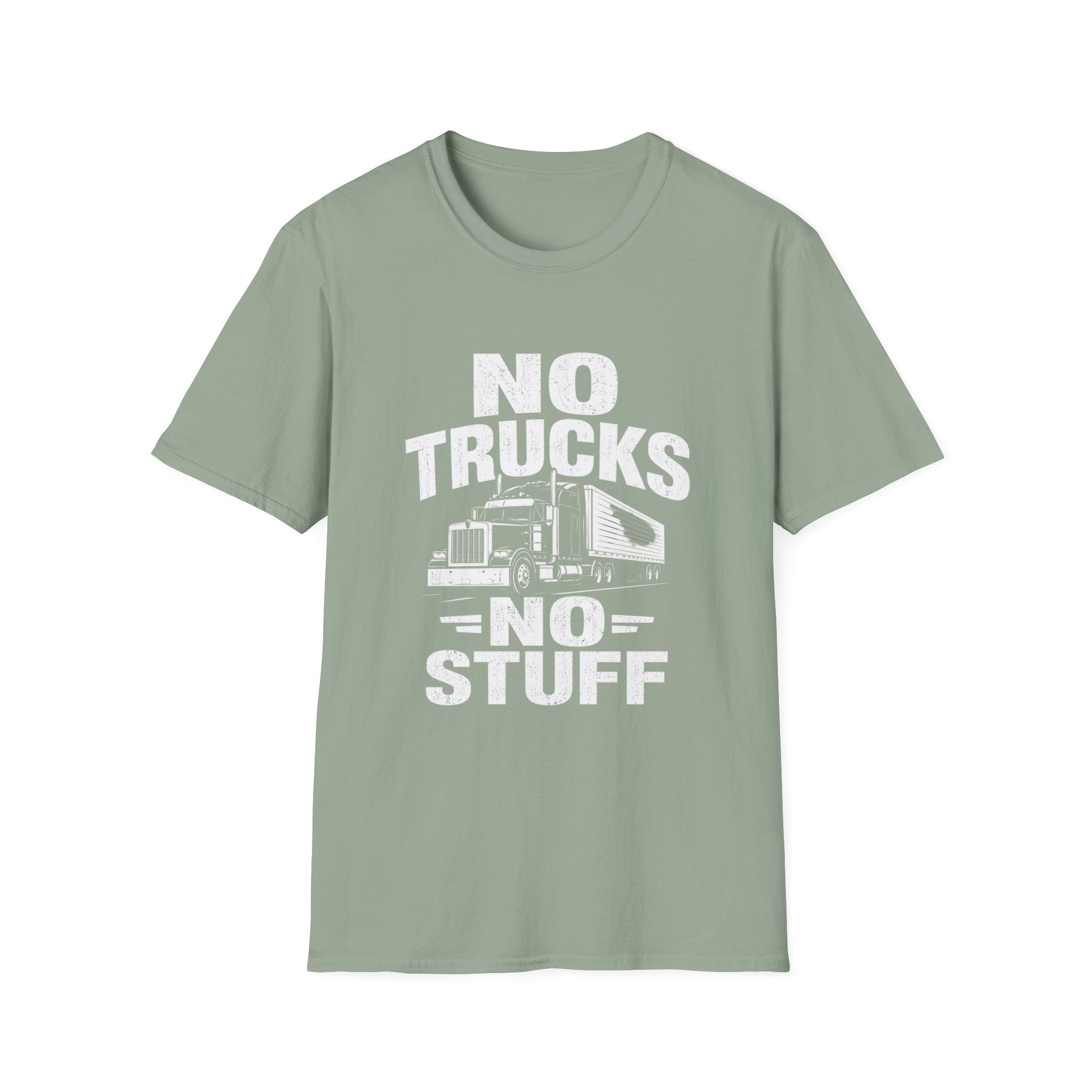 No Trucks No Stuff T-Shirt — Funny Truck Graphic Tee for Anti-Truck Fans