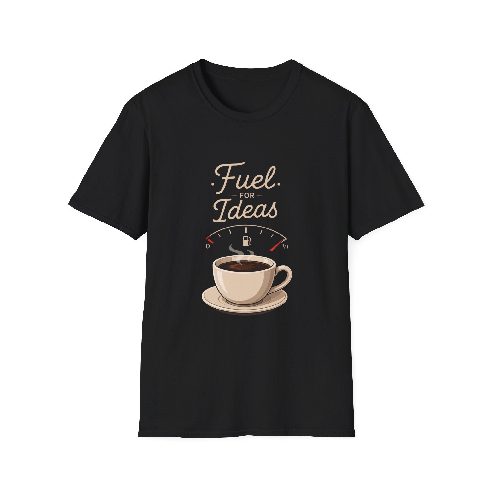 Coffee 'Fuel for Ideas' T-Shirt - Fuel For Ideas Coffee Lover Creative Mind Design
