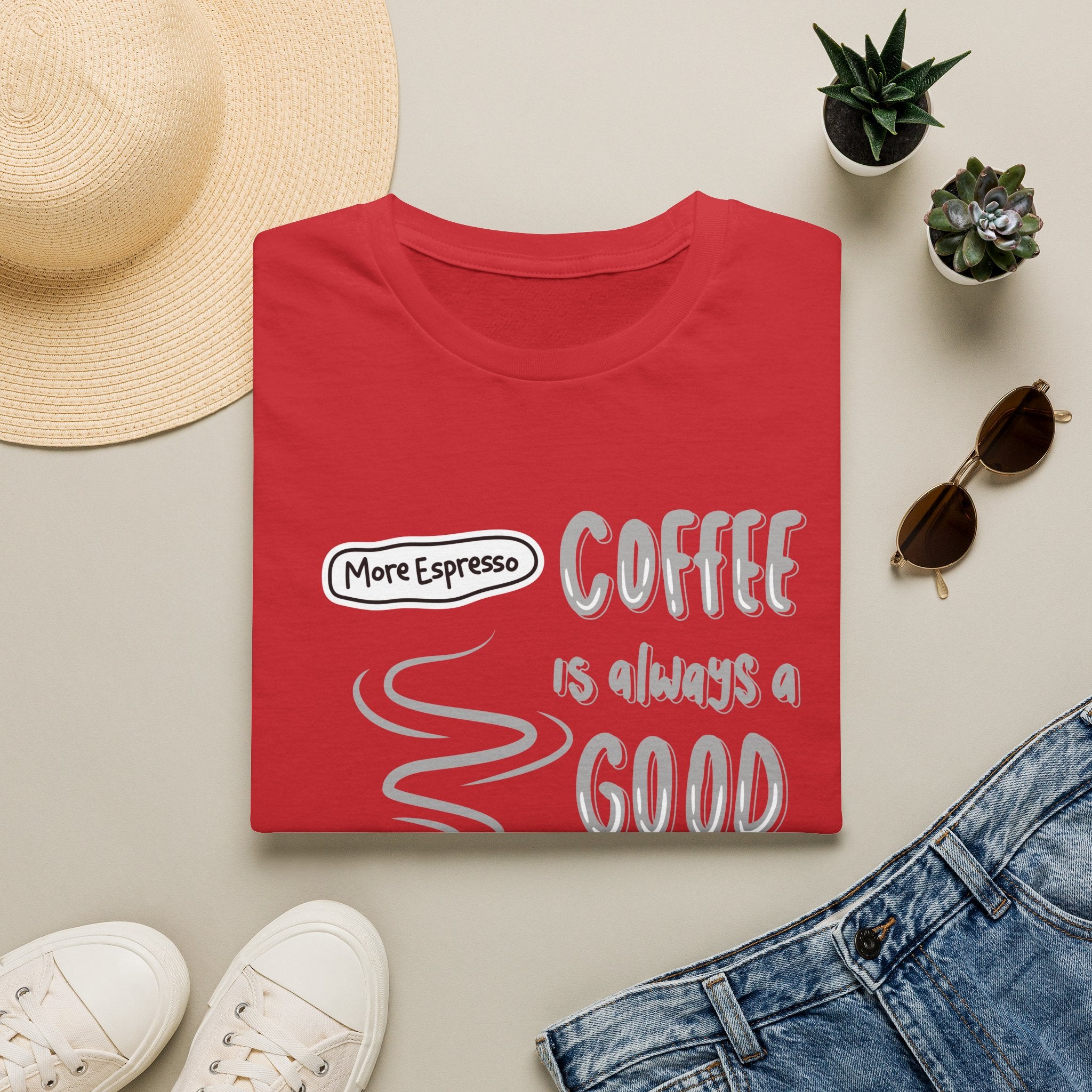 Coffee Is Always a Good Idea T-Shirt — 'More Espresso' Graphic Tee - Funny Coffee Lover gift
