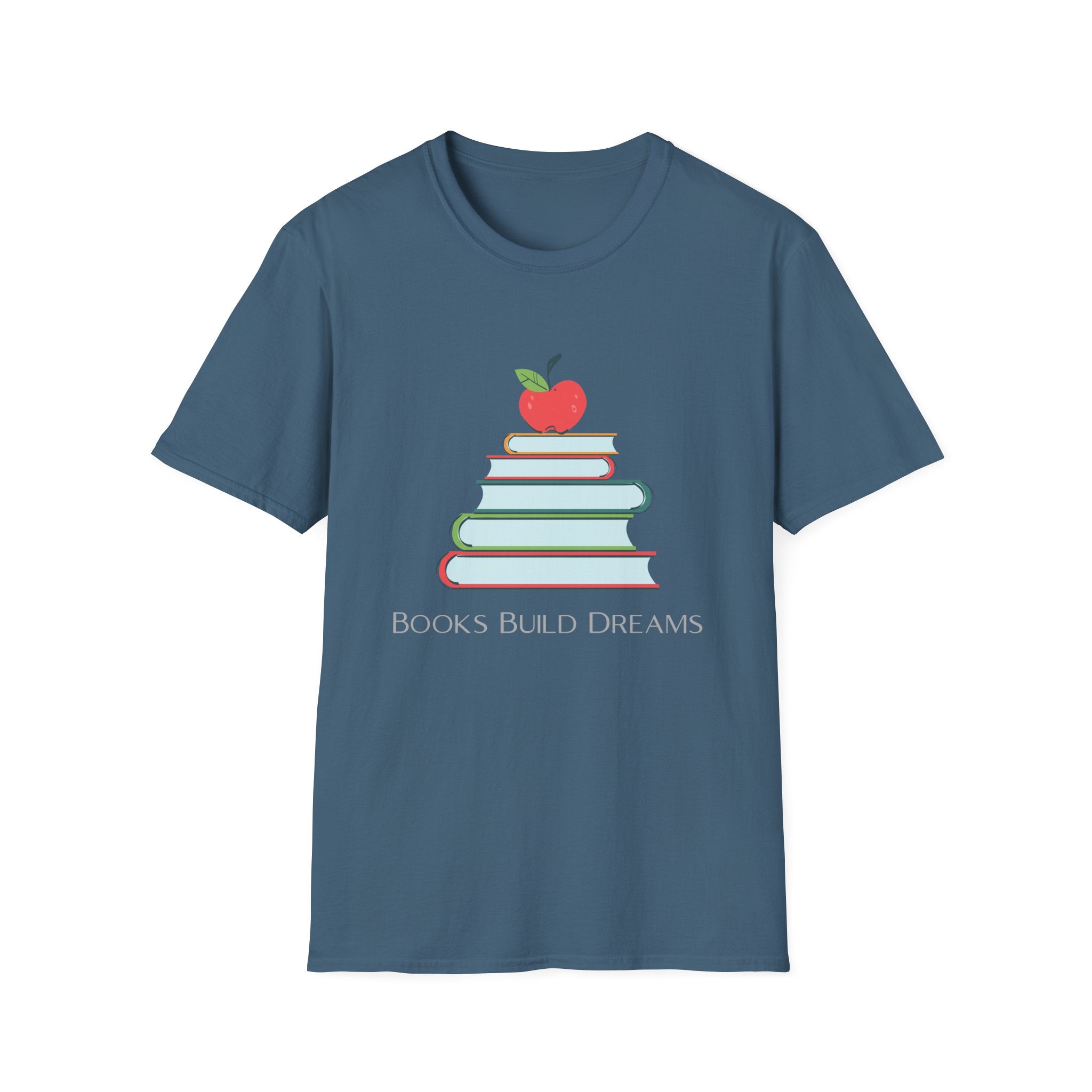 Teacher Apple & Books T-Shirt — Back to School Teacher Gift