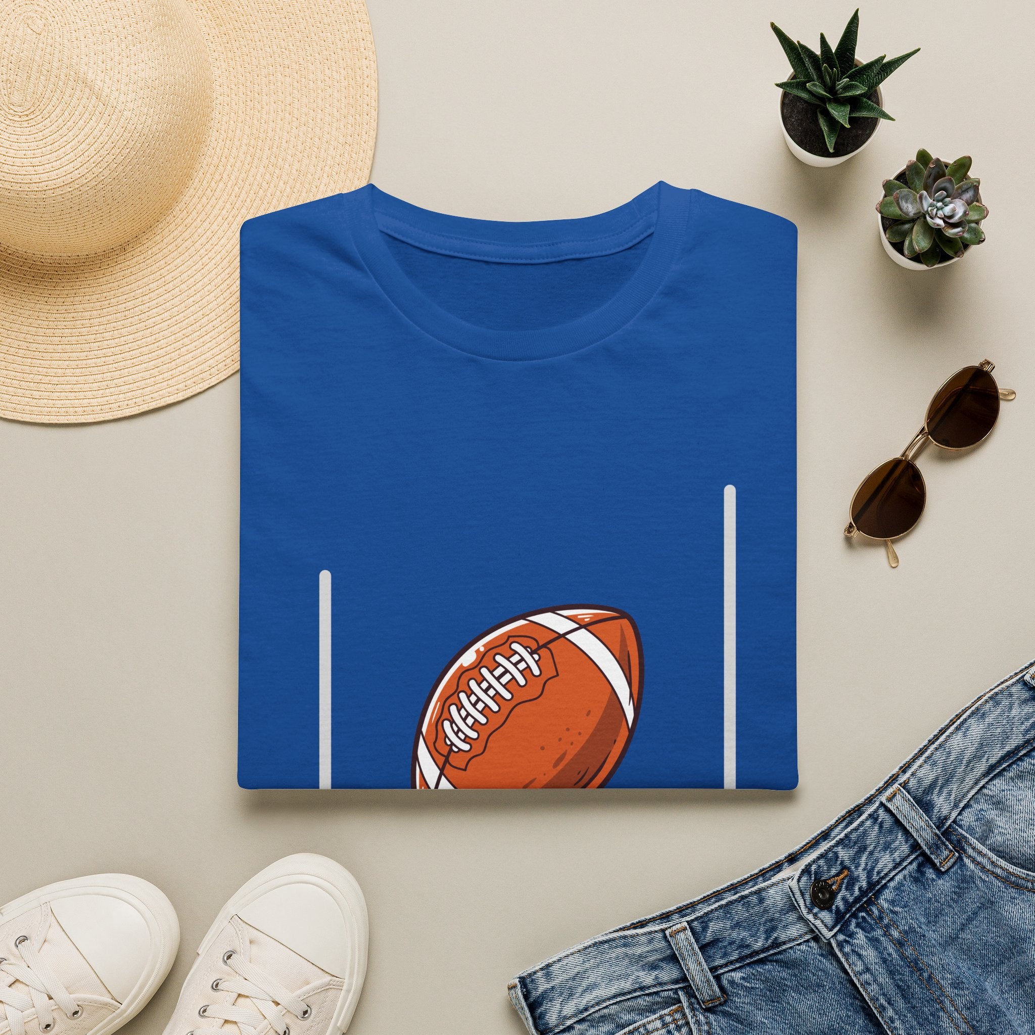 Football Goalpost T-Shirt — Vintage Game Day Tee
