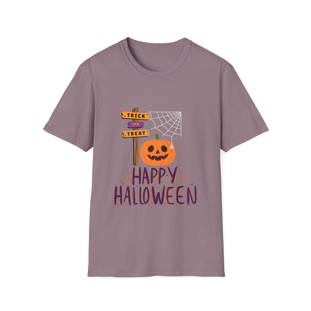Halloween Pumpkin Tee — "Trick or Treat" Jack-O'-Lantern T-Shirt