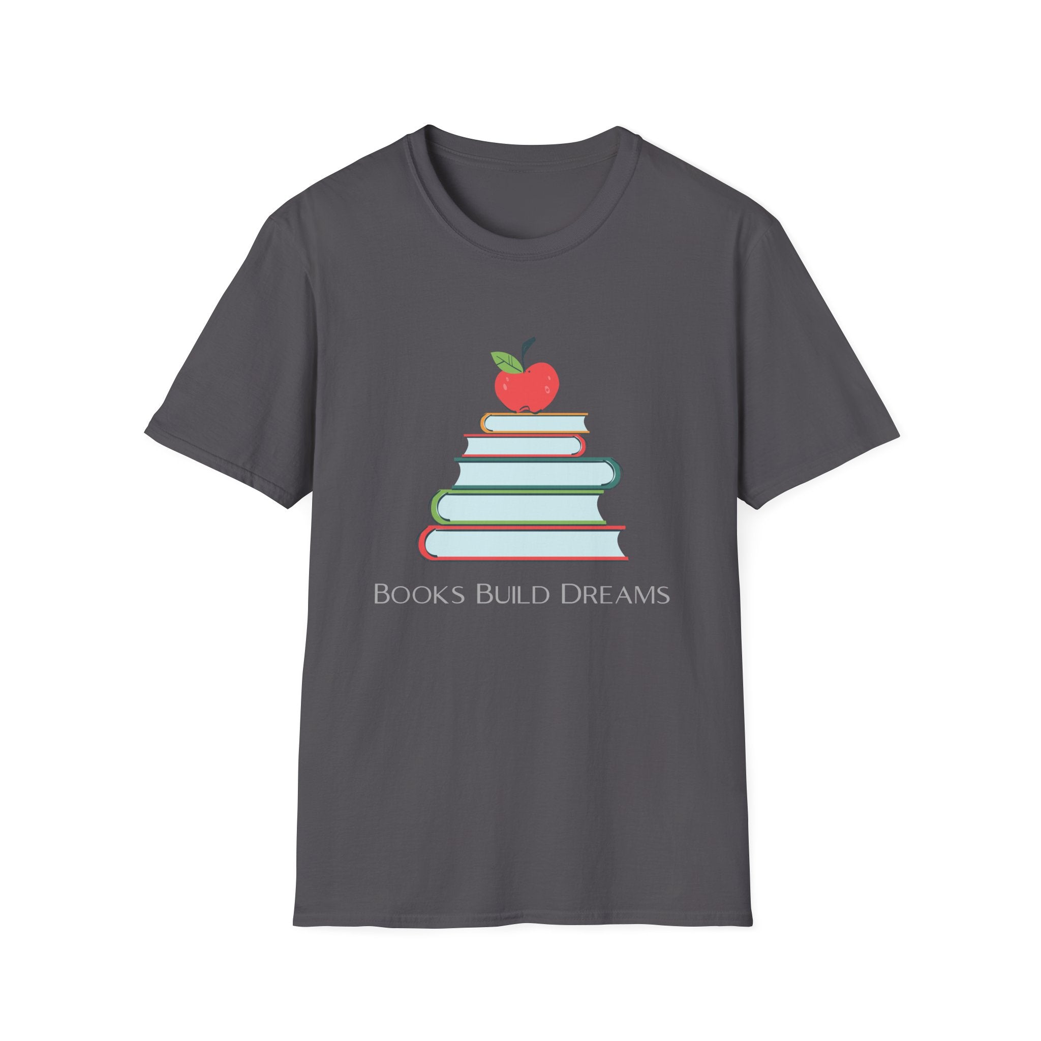 Teacher Apple & Books T-Shirt — Back to School Teacher Gift