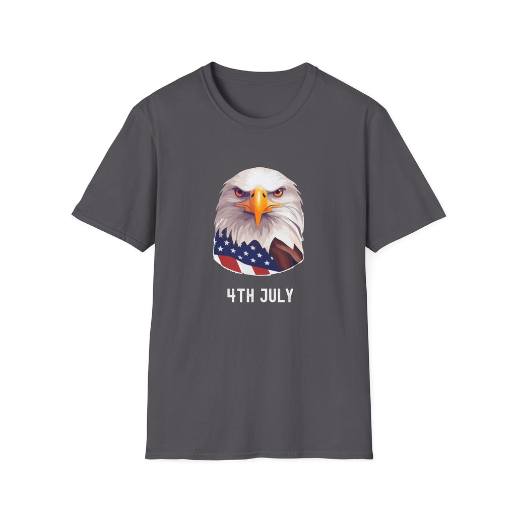 Eagle Head American Flag T-Shirt — Patriotic Bald Eagle Tee