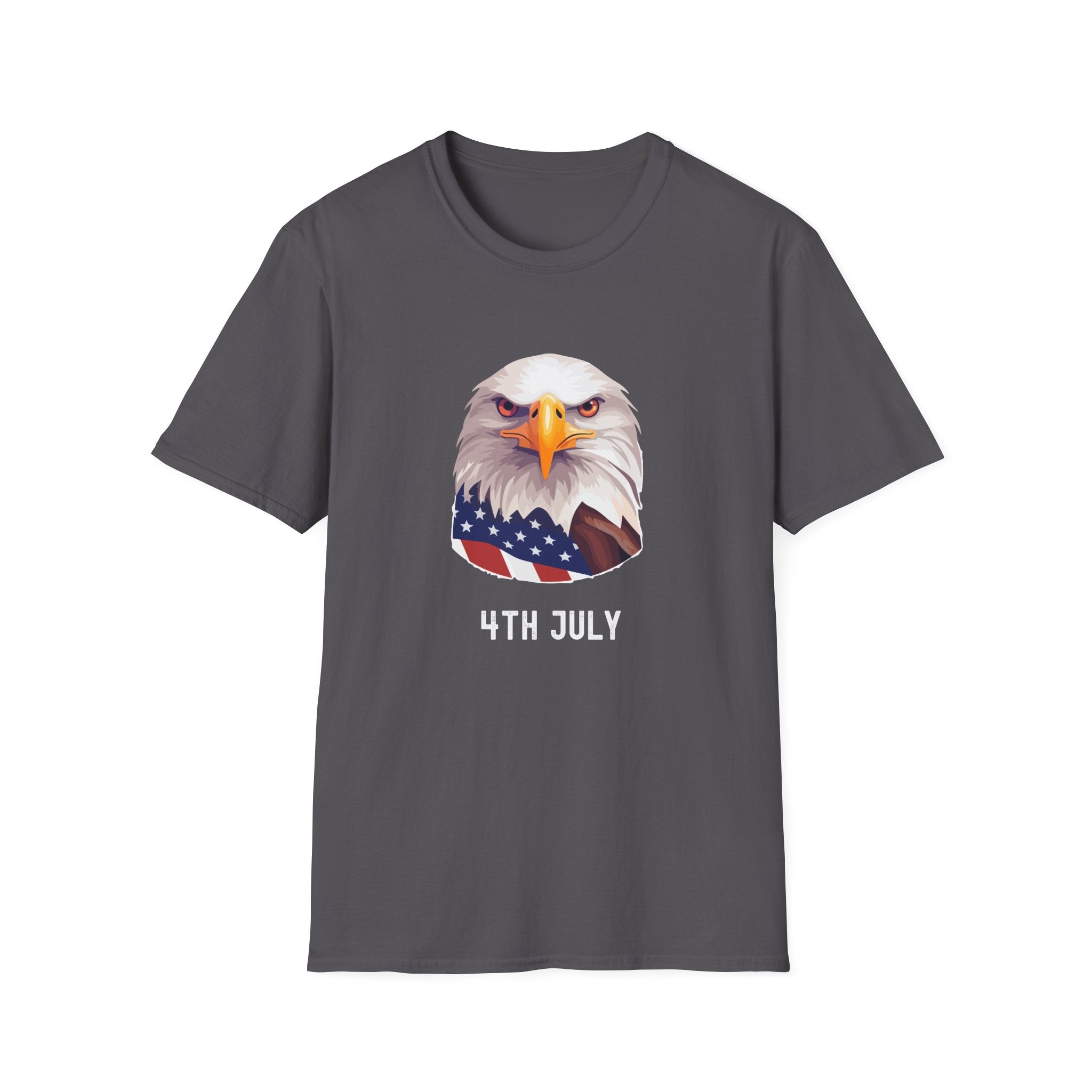 Eagle Head American Flag T-Shirt — Patriotic Bald Eagle Tee