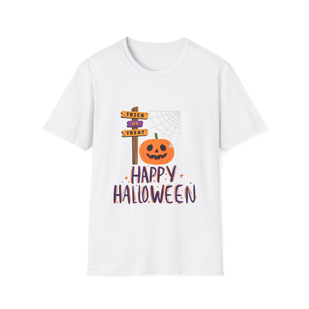 Halloween Pumpkin Tee — "Trick or Treat" Jack-O'-Lantern T-Shirt