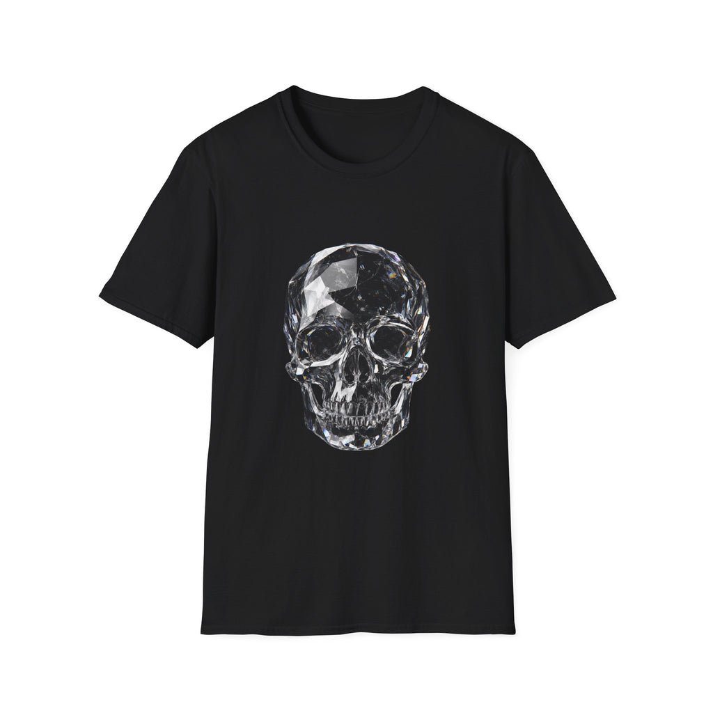 Crystal Skull Noir – Luxury Gothic Crystal Art Design