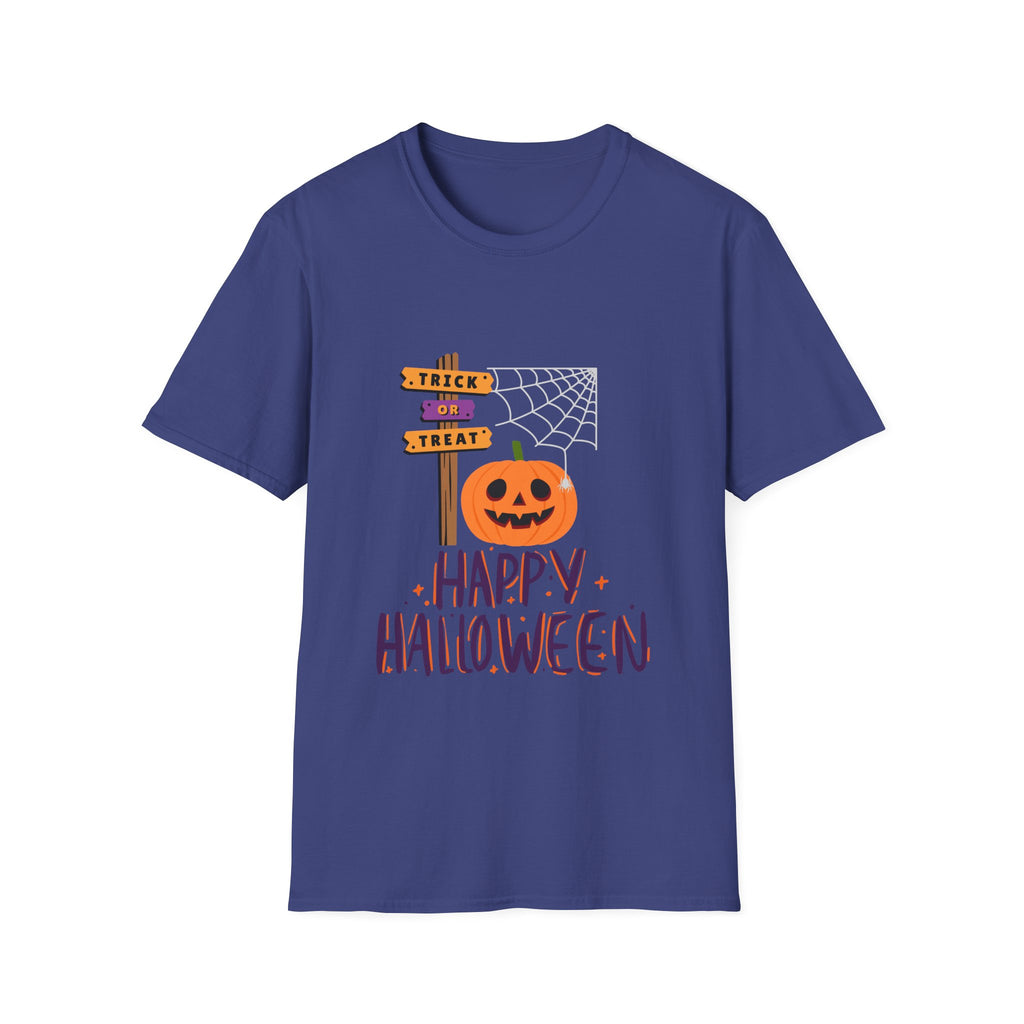 Halloween Pumpkin Tee — "Trick or Treat" Jack-O'-Lantern T-Shirt