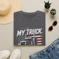 My Truck My Rules T‑Shirt — Patriotic Semi Truck Driver Tee - American Truck Driver Vintage Design
