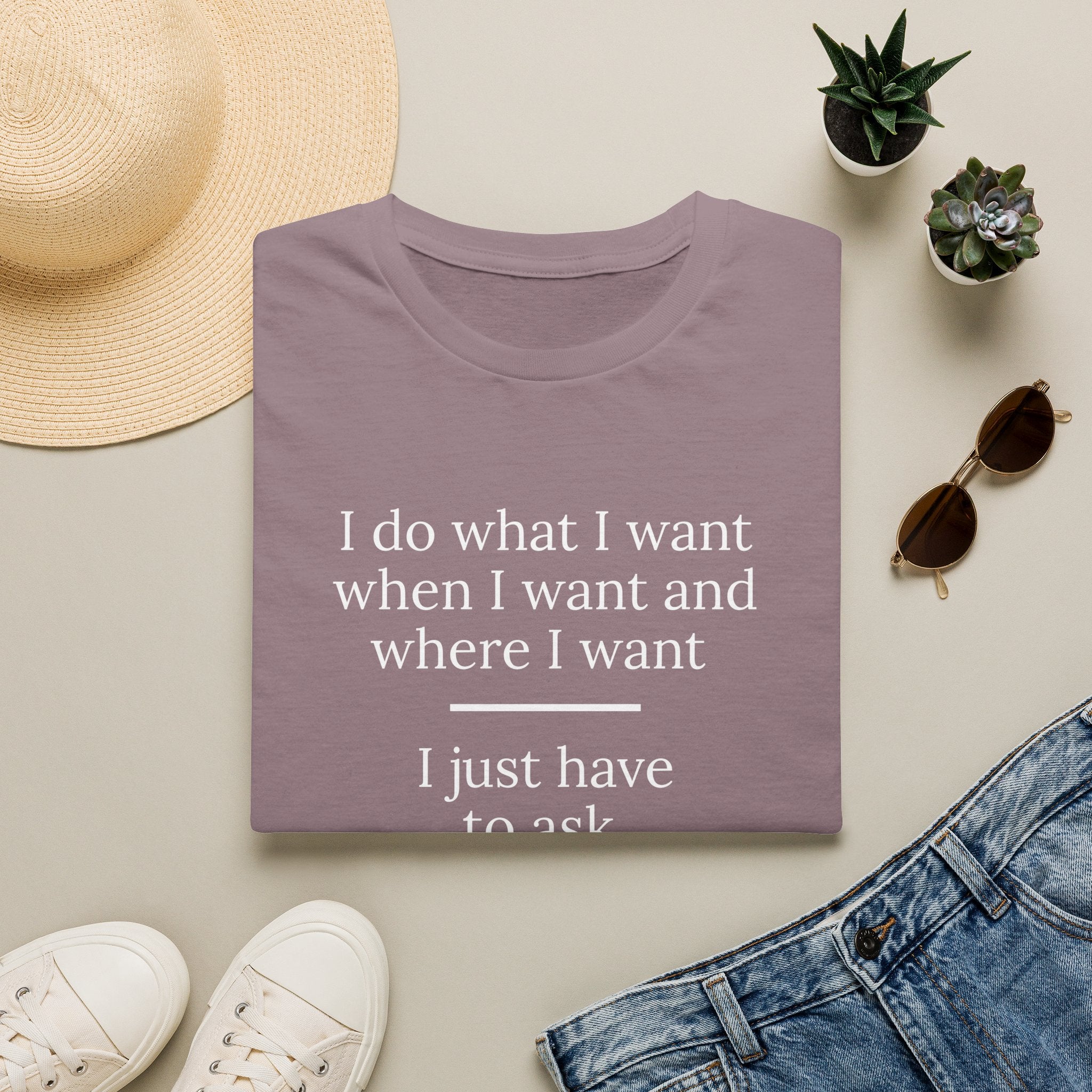 Funny Husband Quote – Marriage Humor Typography Design - Versatile Everyday Tee for Men & Women