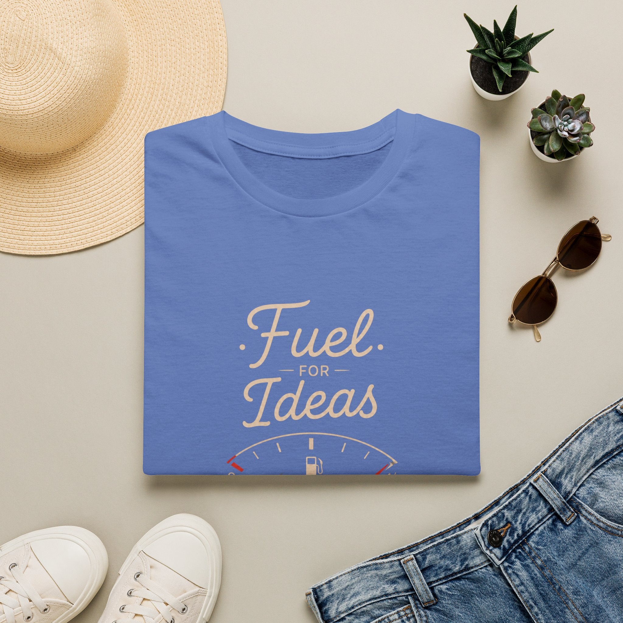 Coffee 'Fuel for Ideas' T-Shirt - Fuel For Ideas Coffee Lover Creative Mind Design