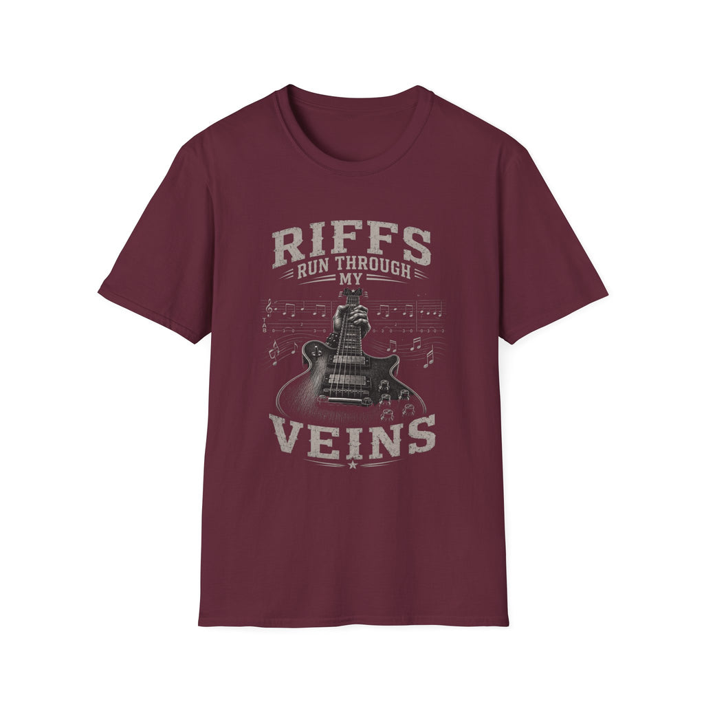 Riffs Run Through My Veins | Electric Guitar Rock Music Design
