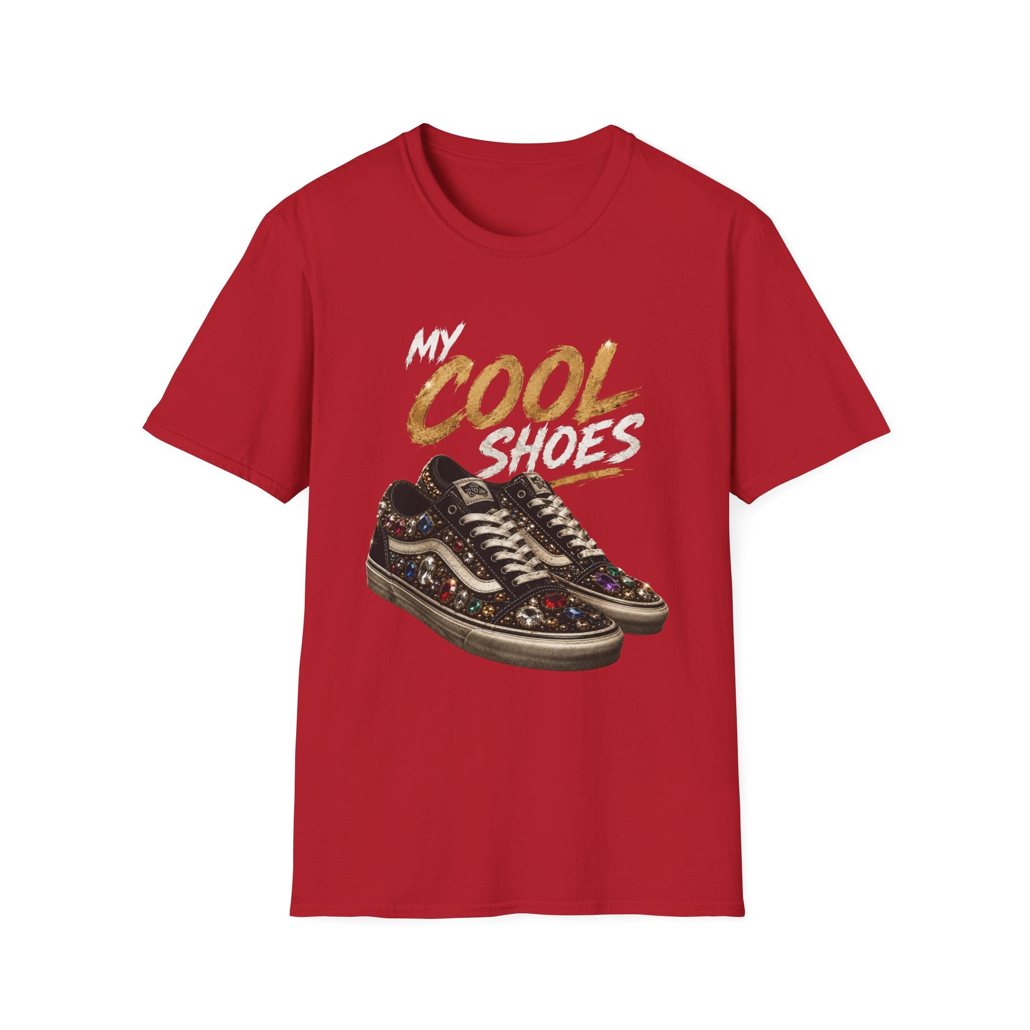 Cool Shoes T‑Shirt — "My Cool Shoes" Graphic Tee - Glam Streetwear Fashion Sneaker Quote Design