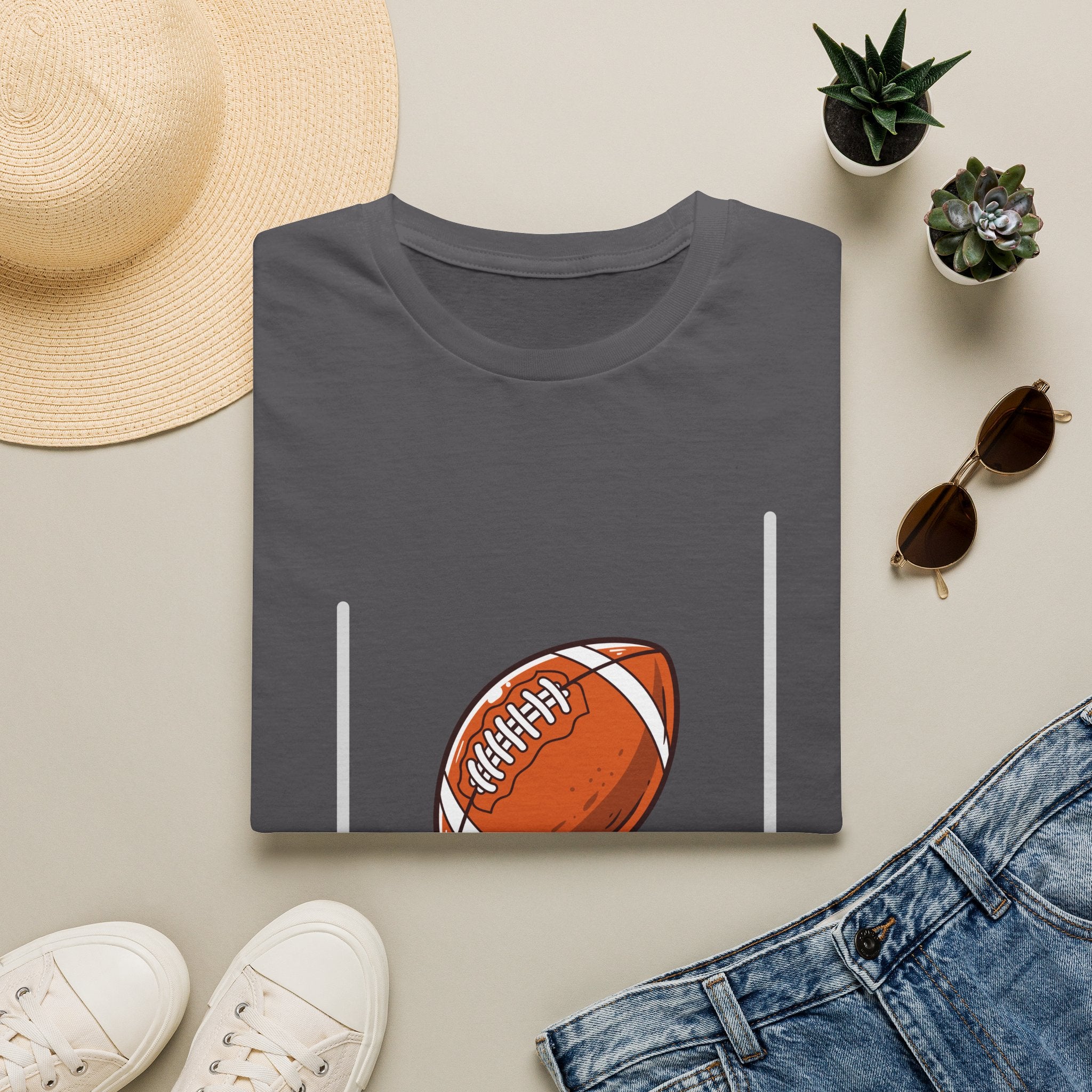 Football Goalpost T-Shirt — Vintage Game Day Tee
