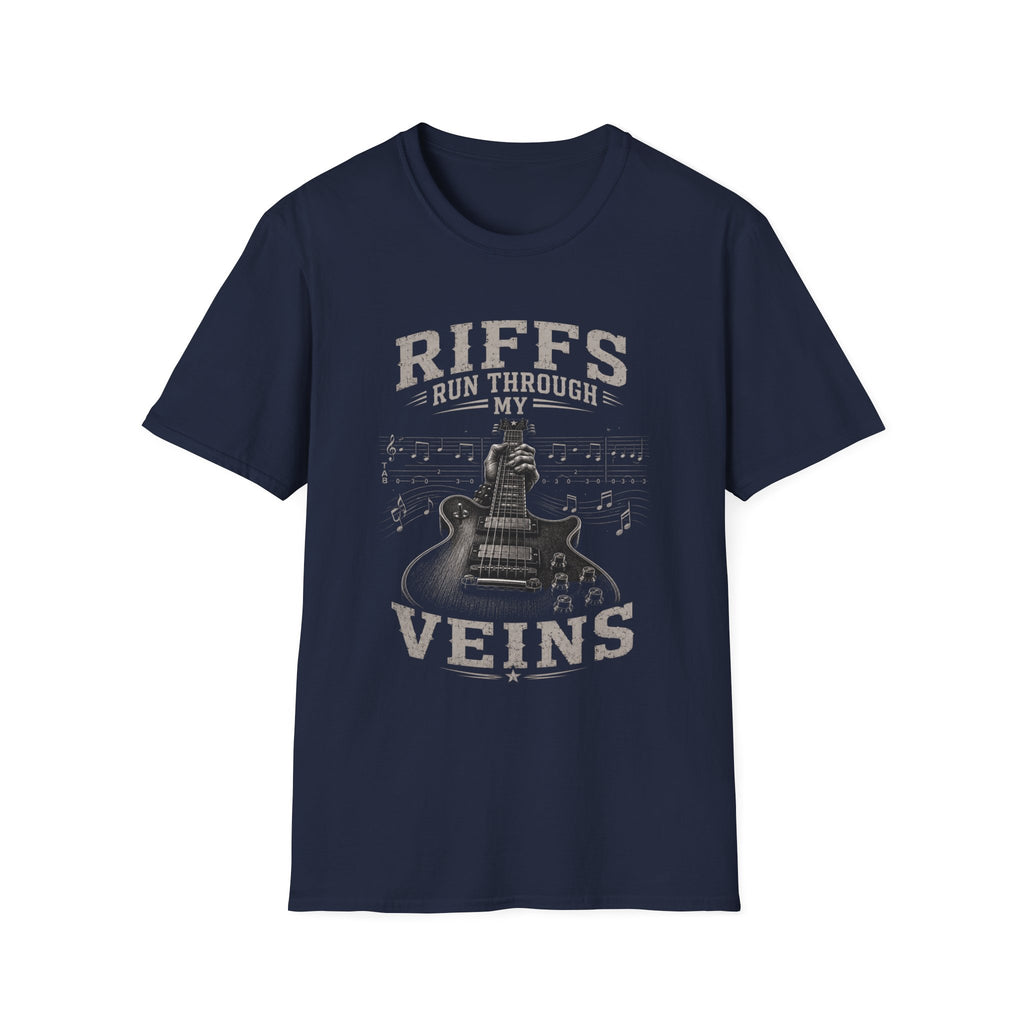 Riffs Run Through My Veins | Electric Guitar Rock Music Design
