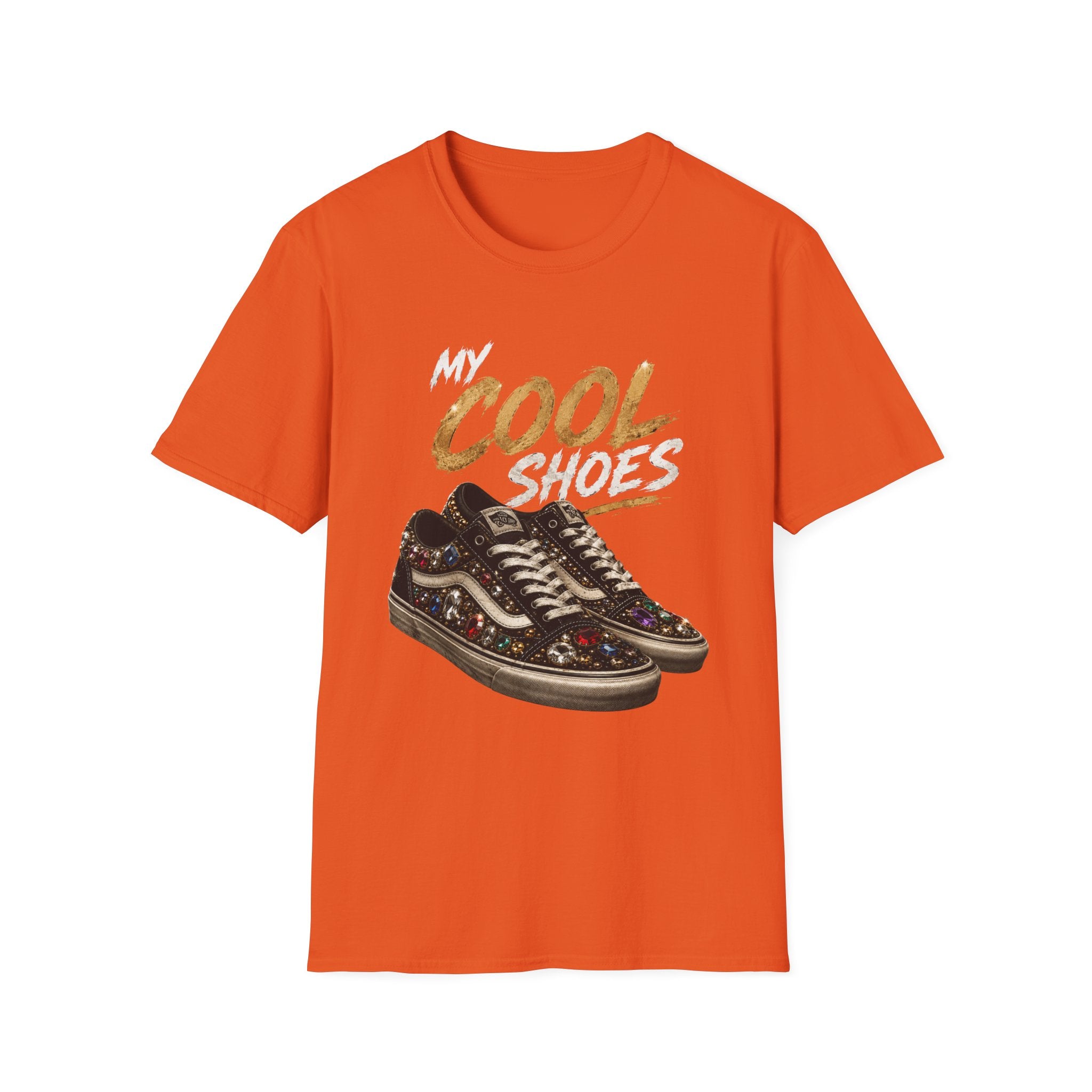 Cool Shoes T‑Shirt — "My Cool Shoes" Graphic Tee - Glam Streetwear Fashion Sneaker Quote Design