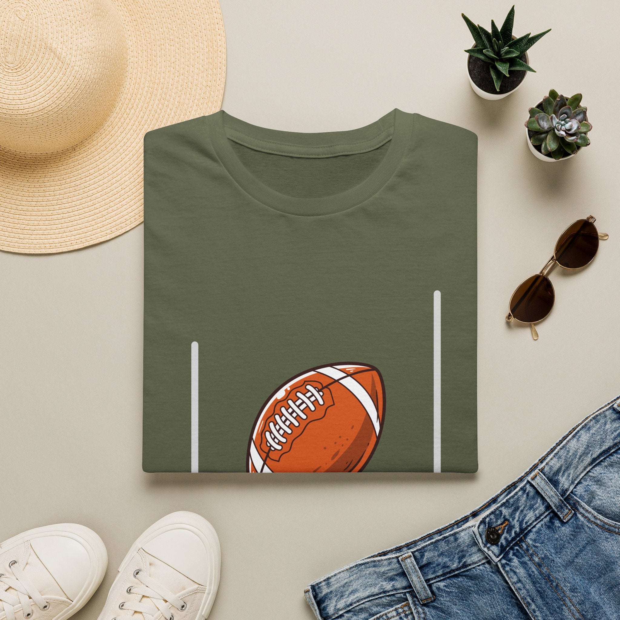 Football Goalpost T-Shirt — Vintage Game Day Tee