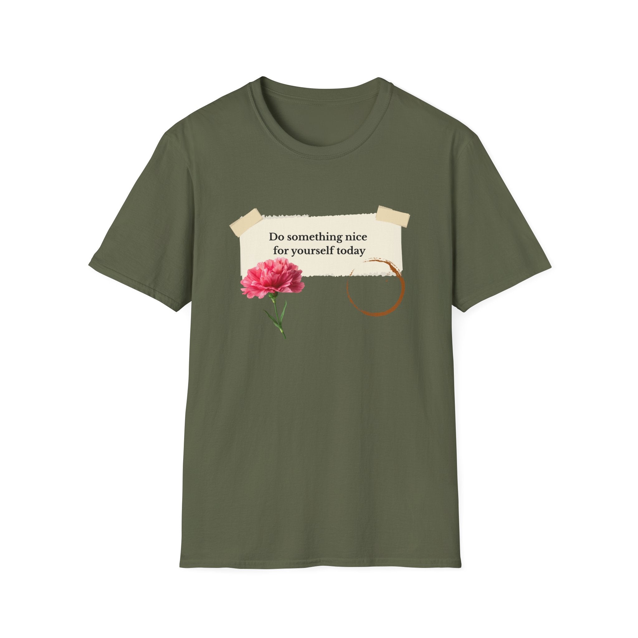 Do Something Nice For Yourself Today T-Shirt — Self Care Floral Graphic Tee
