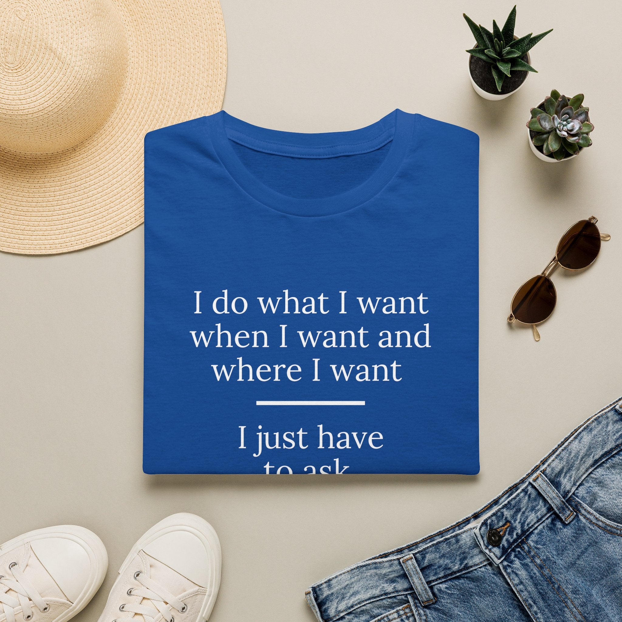 Funny Husband Quote – Marriage Humor Typography Design - Versatile Everyday Tee for Men & Women
