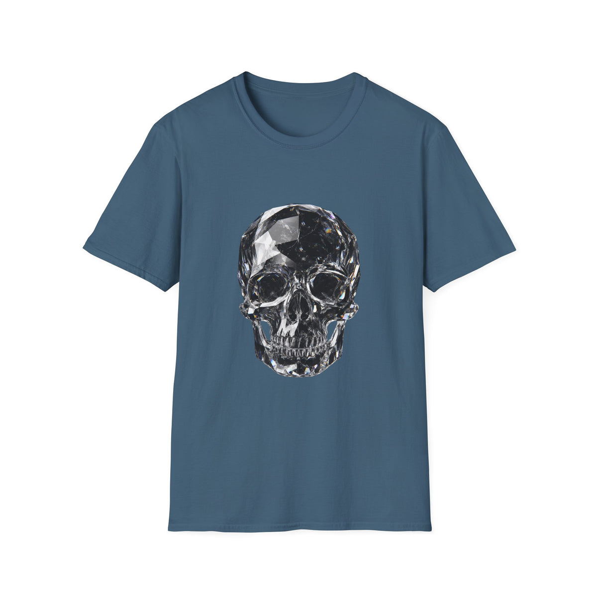Crystal Skull Noir – Luxury Gothic Crystal Art Design