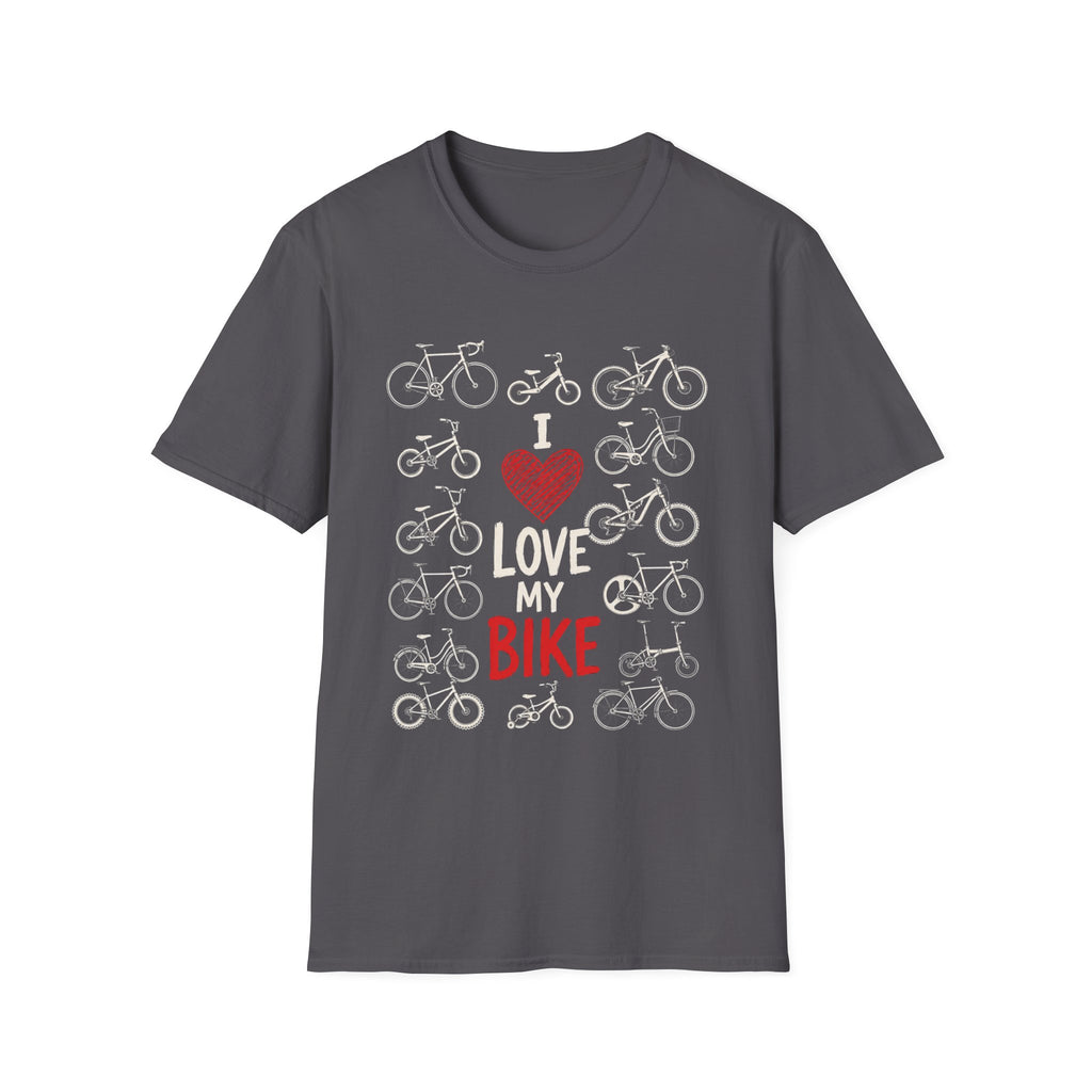 I Love My Bike Bicycle Lover Vintage Cycling Design  — Bicycle Lover Graphic Tee