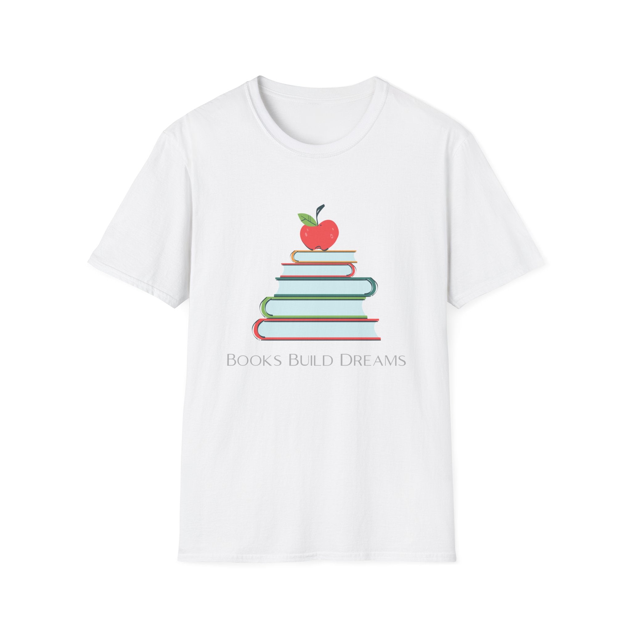 Teacher Apple & Books T-Shirt — Back to School Teacher Gift