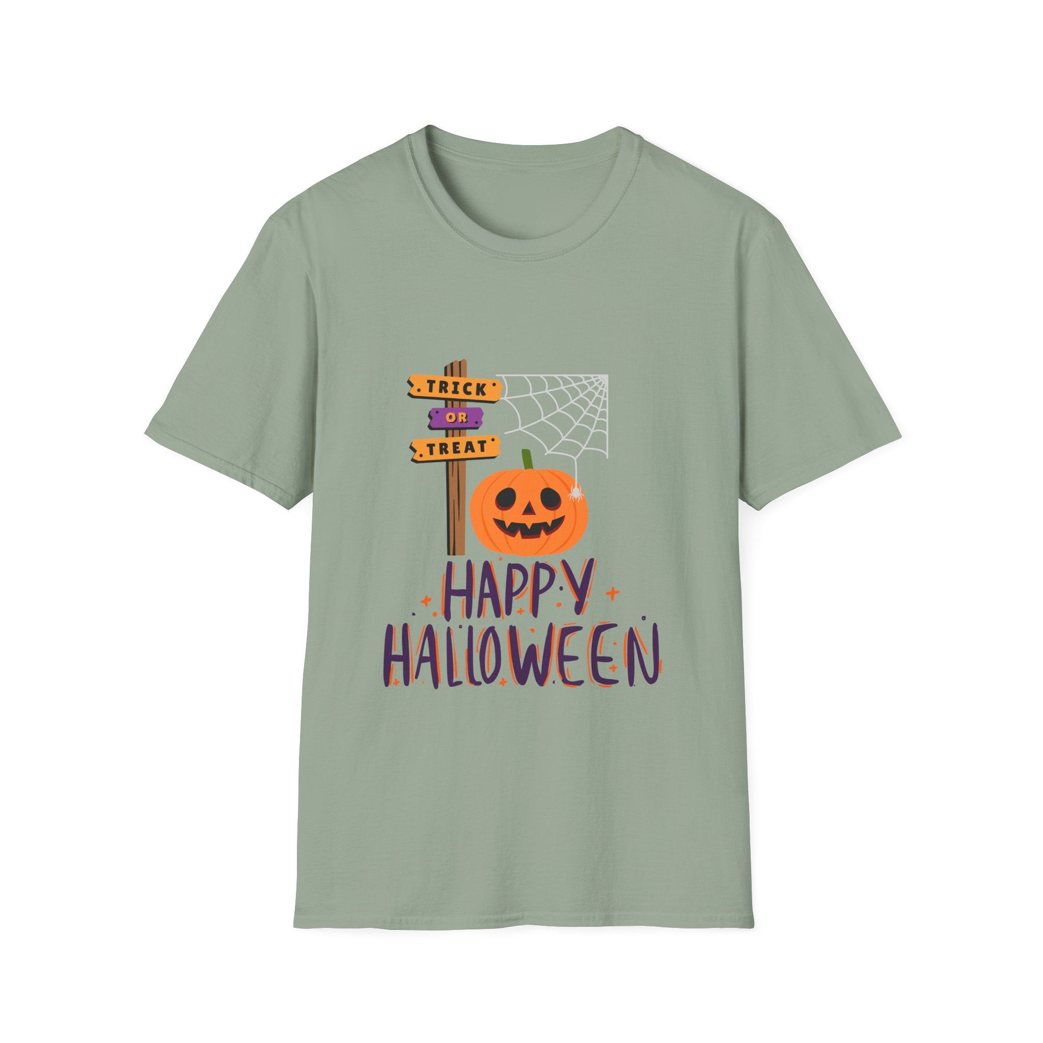 Halloween Pumpkin Tee — "Trick or Treat" Jack-O'-Lantern T-Shirt