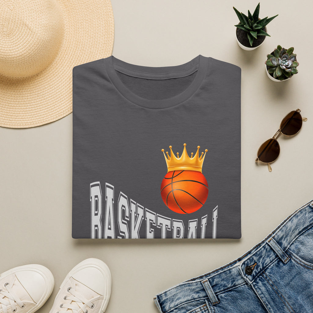 Basketball King T-Shirt – Crowned Basketball Graphic Tee