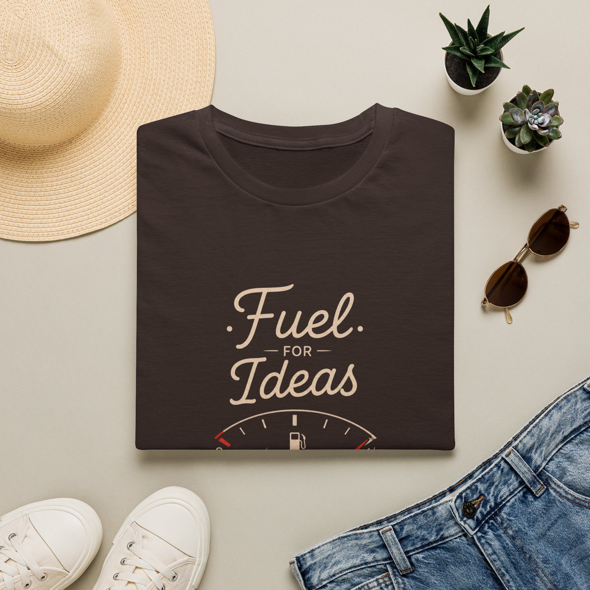 Coffee 'Fuel for Ideas' T-Shirt - Fuel For Ideas Coffee Lover Creative Mind Design