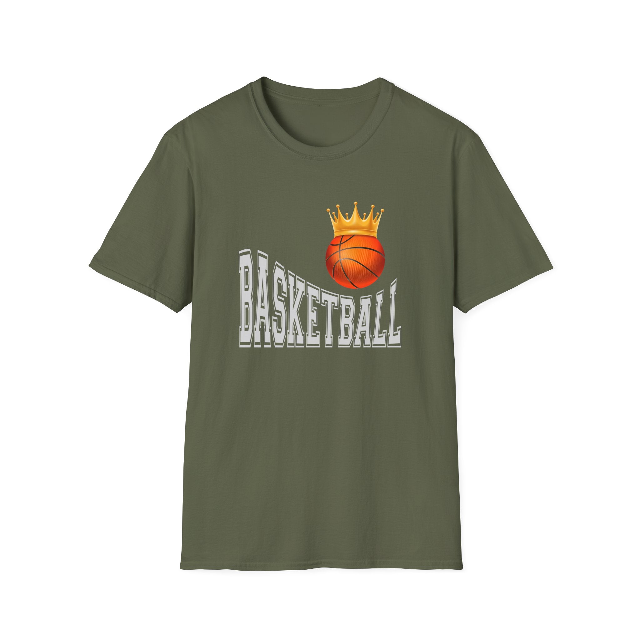 Basketball King T-Shirt – Crowned Basketball Graphic Tee