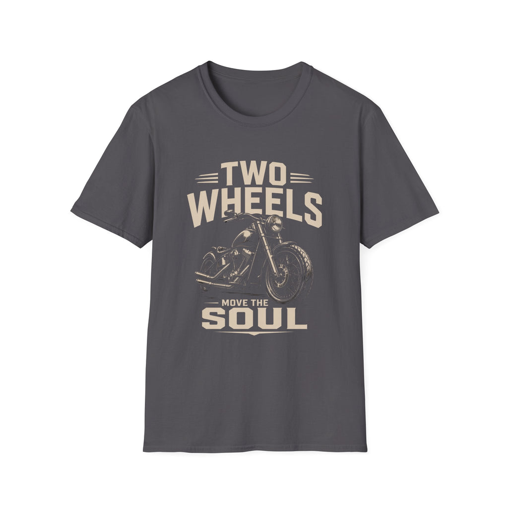 Two Wheels Move the Soul Motorcycle T-Shirt – Vintage Motorcycle Freedom Rider Design