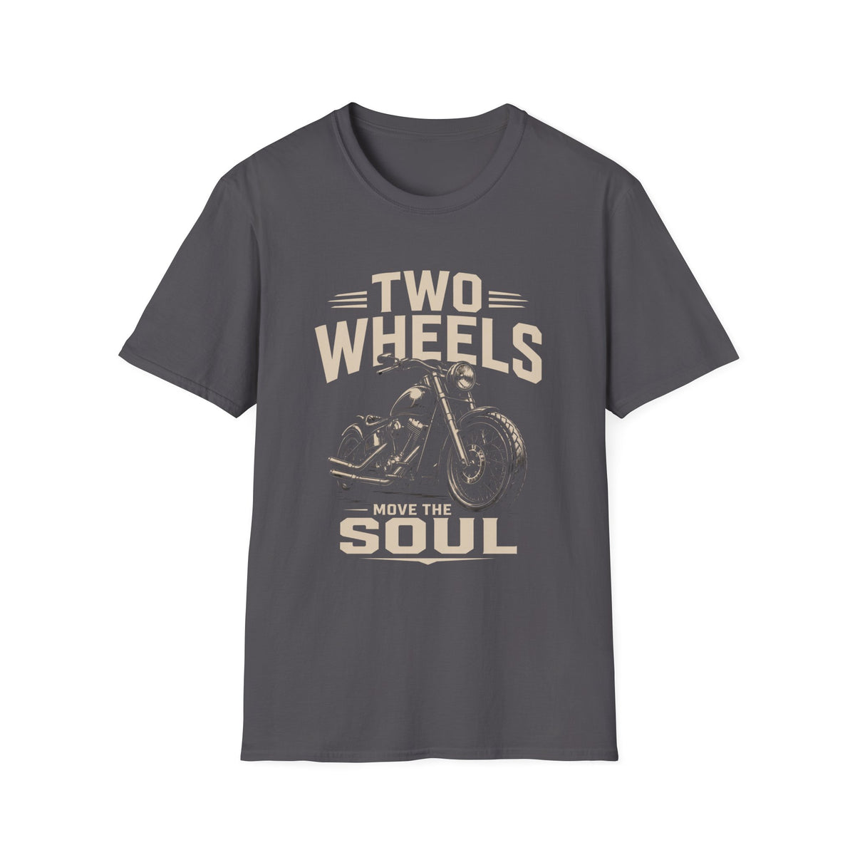 Two Wheels Move the Soul Motorcycle T-Shirt – Vintage Motorcycle Freedom Rider Design