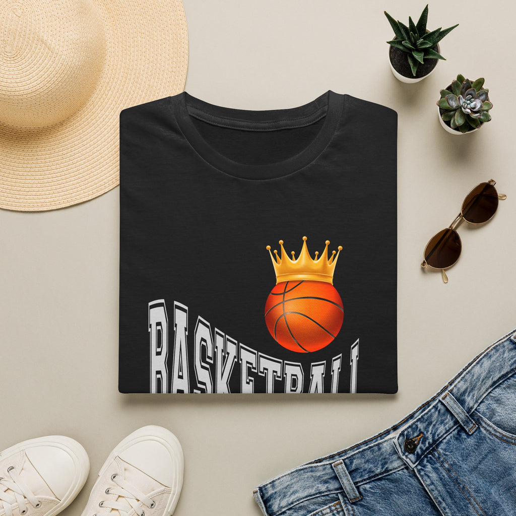Basketball King T-Shirt – Crowned Basketball Graphic Tee