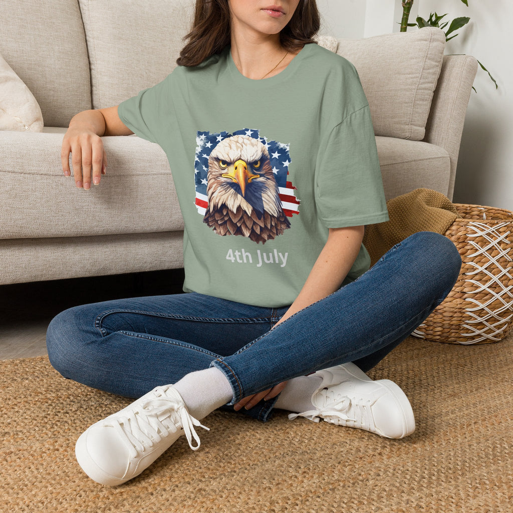American Eagle T-Shirt – Patriotic 4th of July Flag Tee