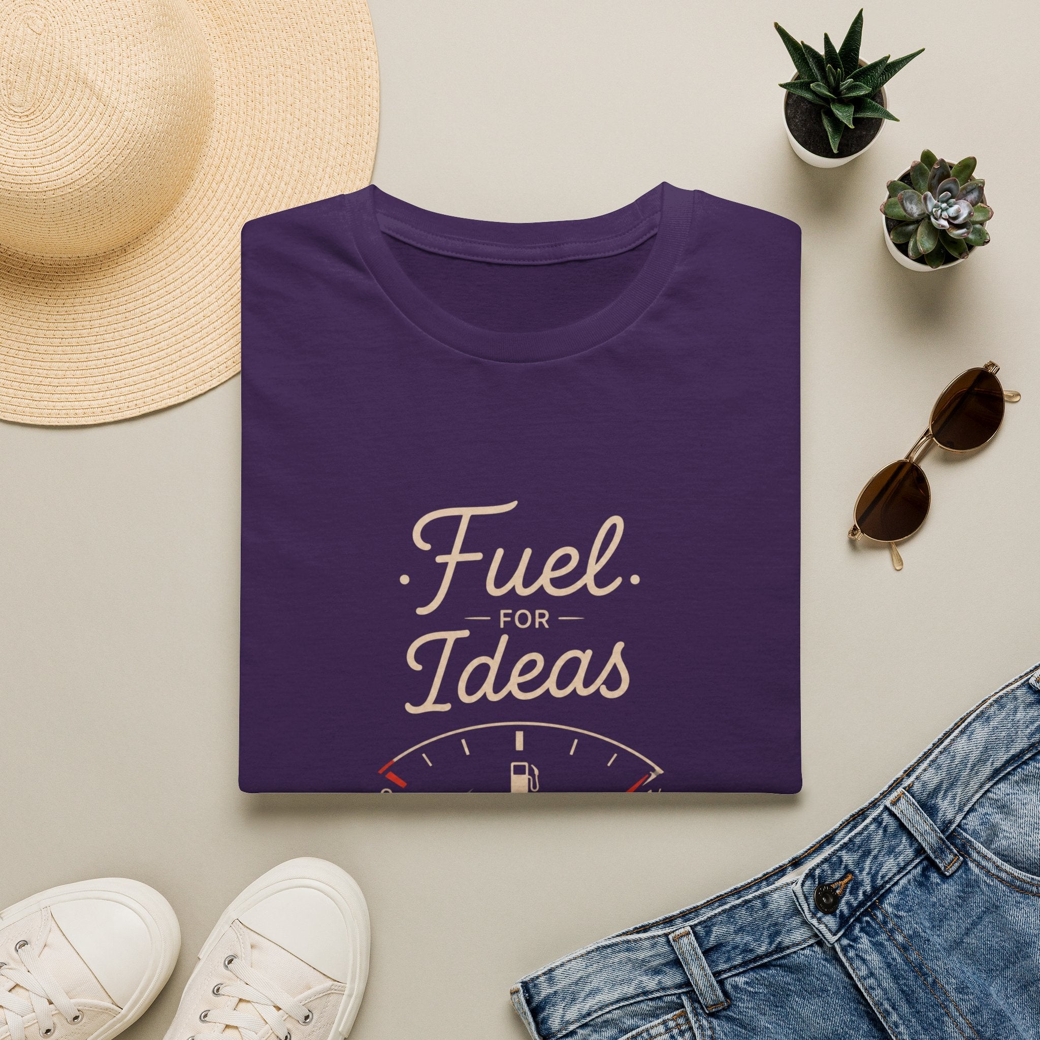Coffee 'Fuel for Ideas' T-Shirt - Fuel For Ideas Coffee Lover Creative Mind Design