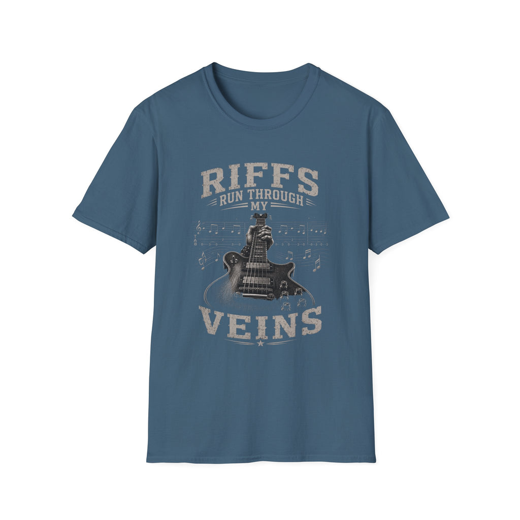 Riffs Run Through My Veins | Electric Guitar Rock Music Design