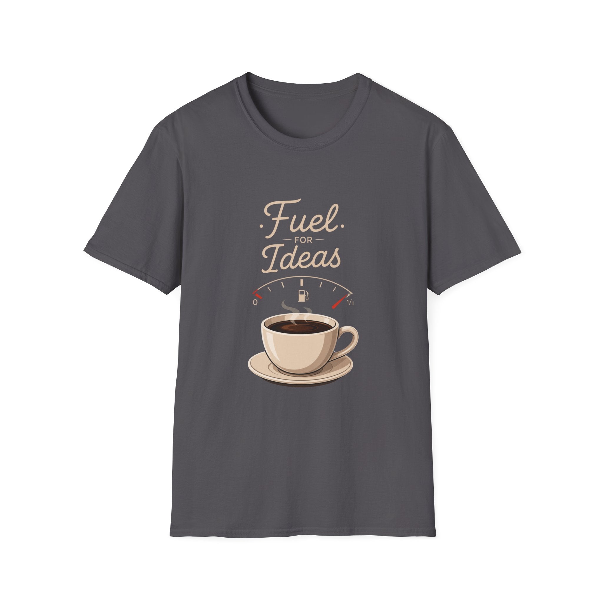 Coffee 'Fuel for Ideas' T-Shirt - Fuel For Ideas Coffee Lover Creative Mind Design