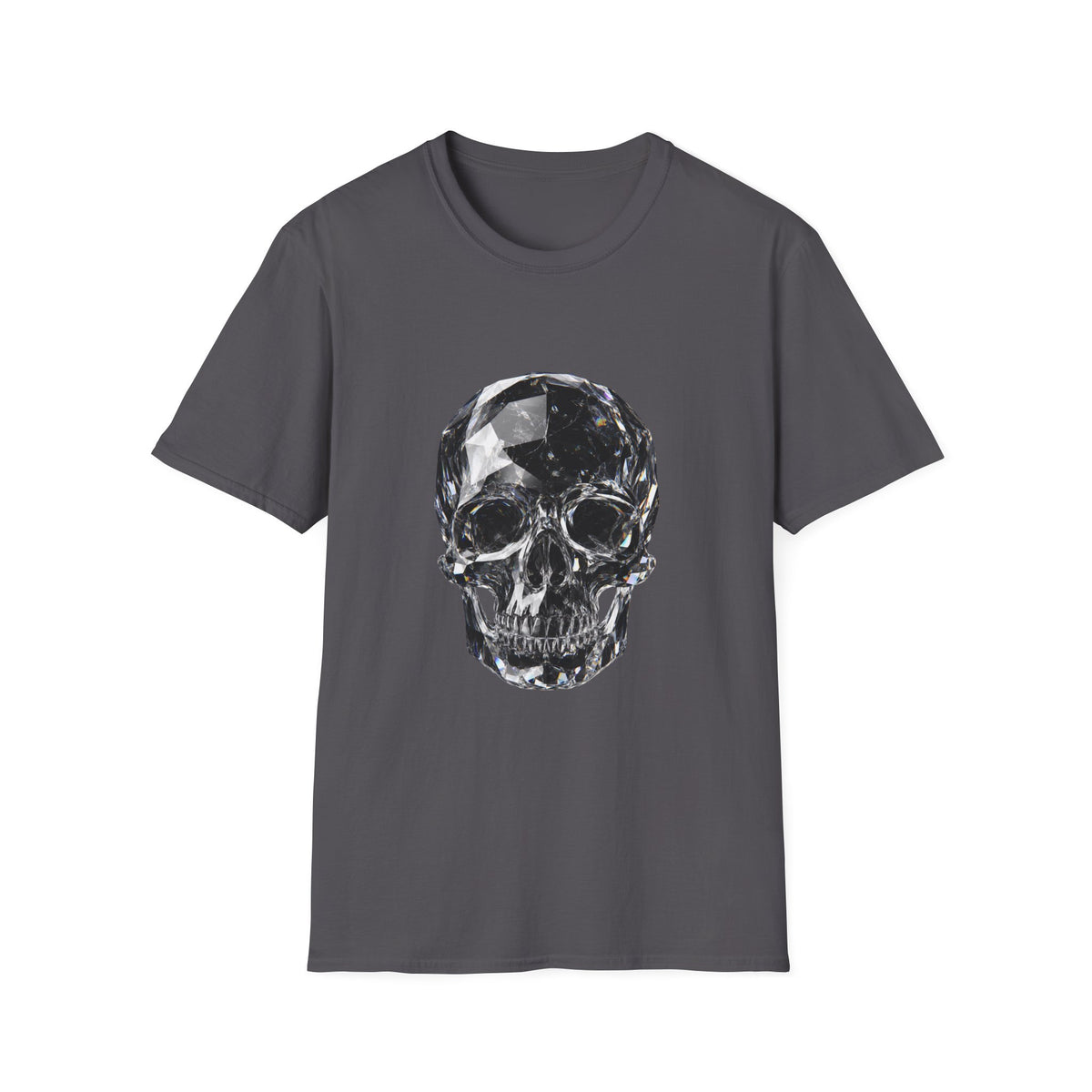 Crystal Skull Noir – Luxury Gothic Crystal Art Design