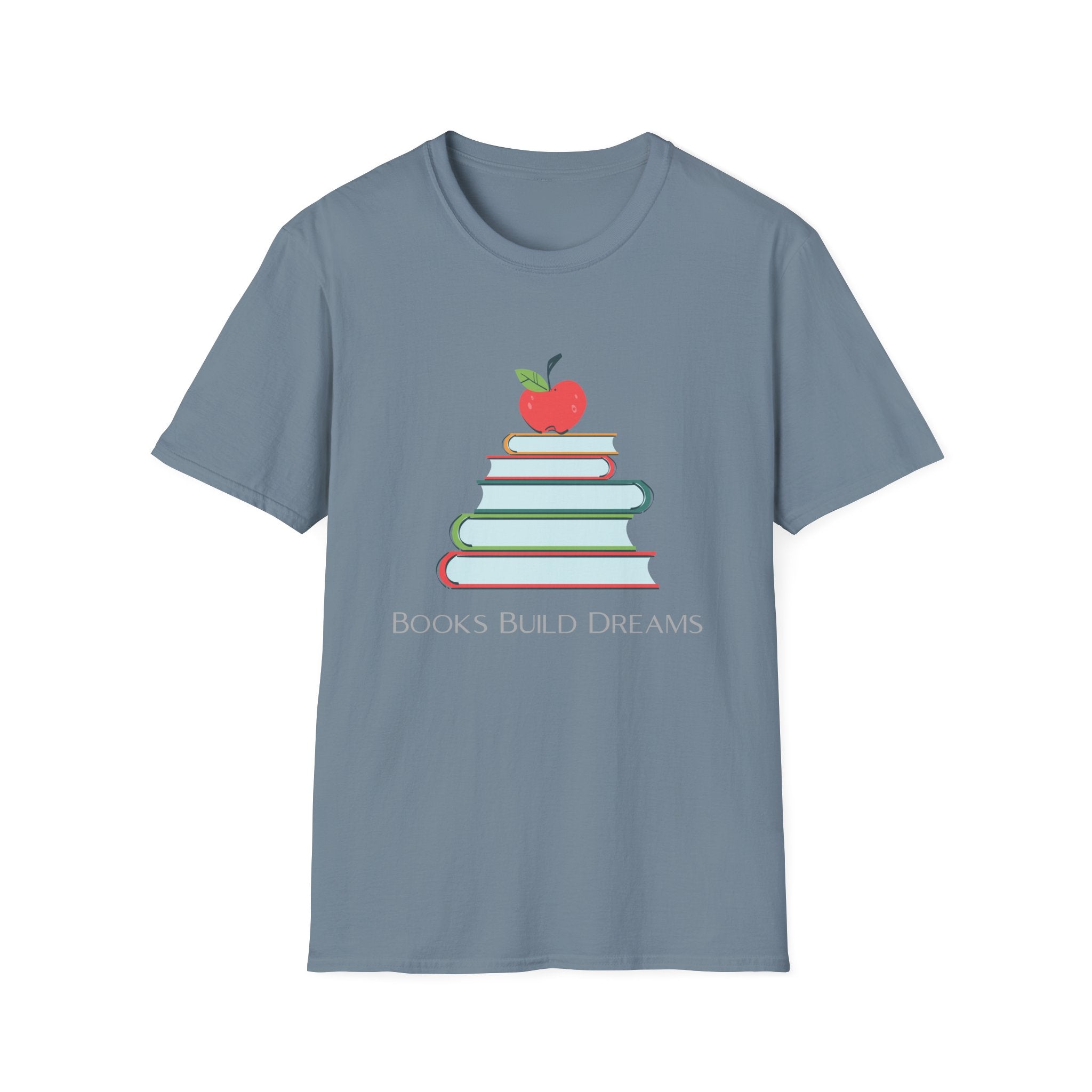 Teacher Apple & Books T-Shirt — Back to School Teacher Gift