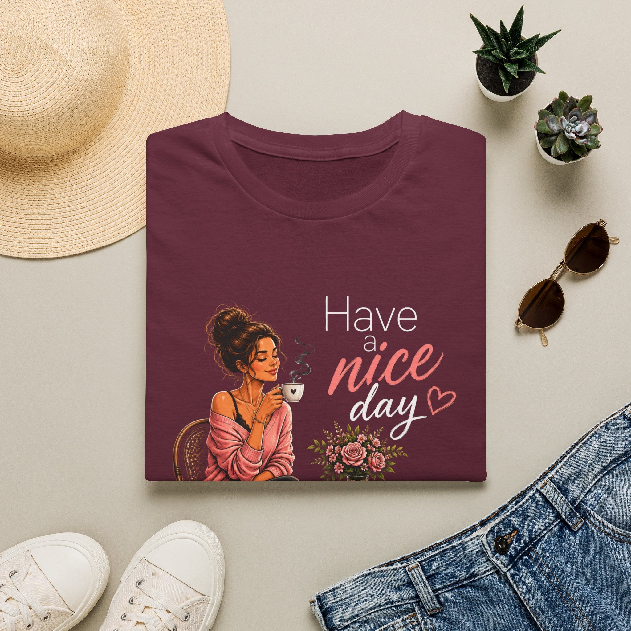 Have a Nice Day – Cozy Coffee Morning Women's Design